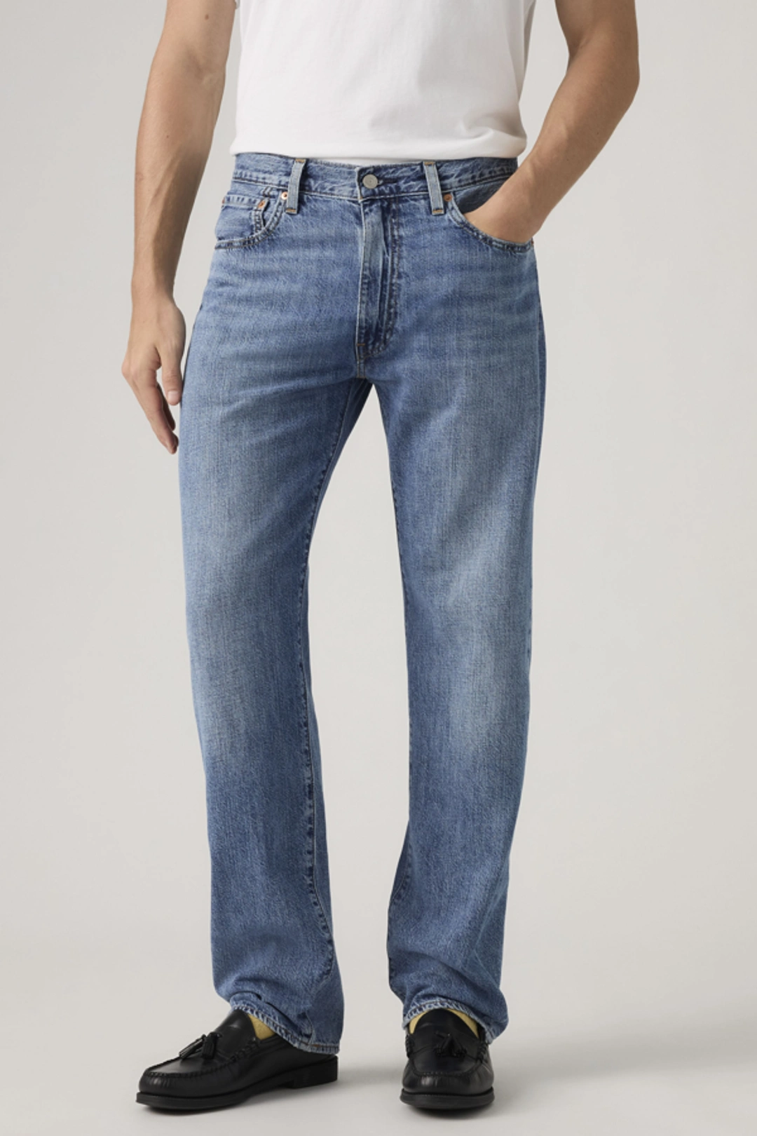 Levi's Jean 555 Relaxed Straight - Homme - Bleu / Welcome To The Game - 40X32 - 2