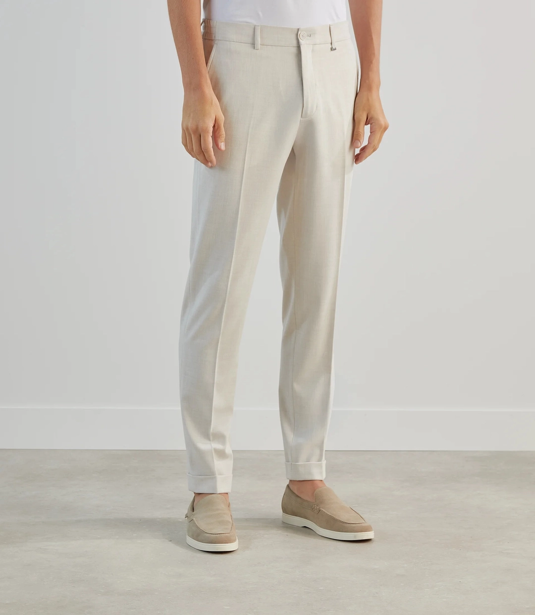 IZAC - Pantalon casual écru