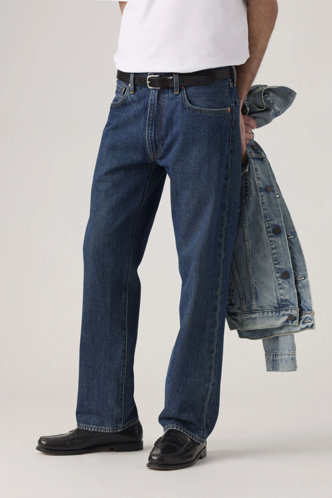 Levi's Jean 555 Relaxed Straight - Homme - Bleu / Welcome To The Game - 40X32 - 2