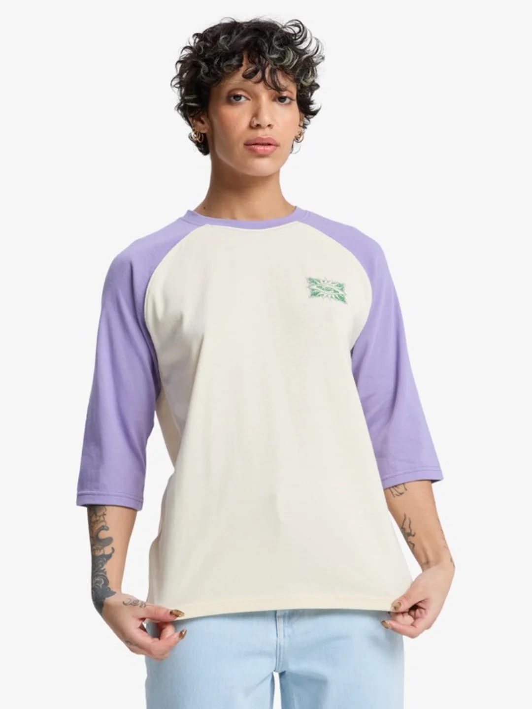 Bridge End - T-Shirt raglan pour Femme Gris