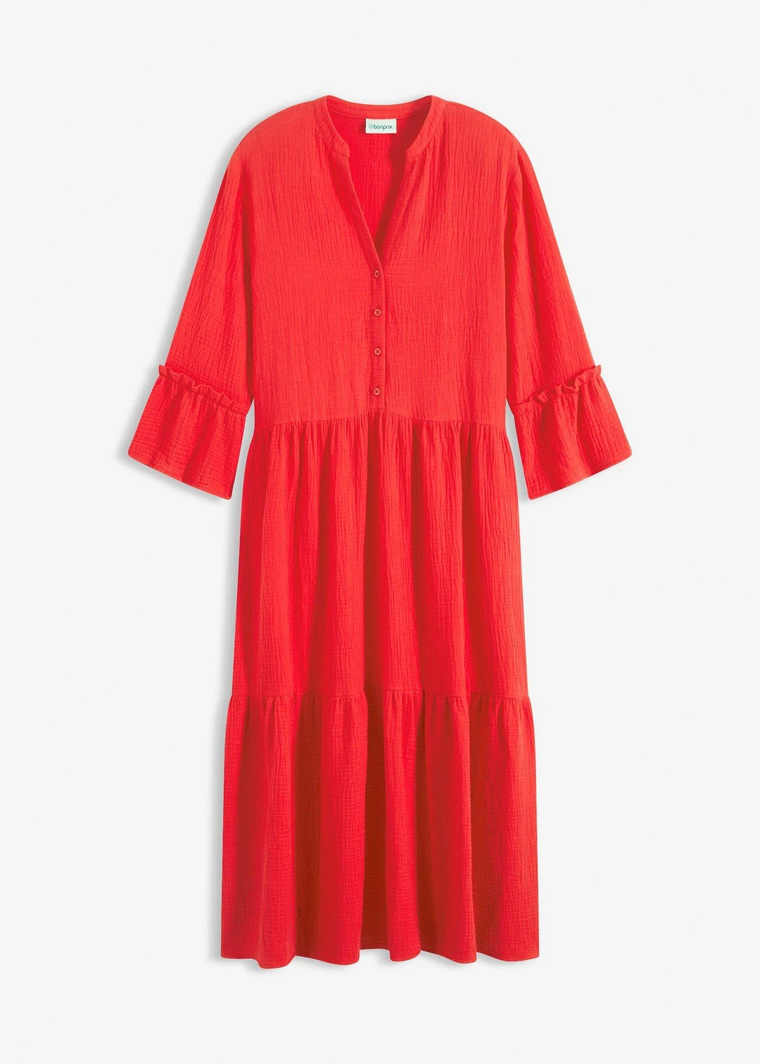 Robe longue en gaze de coton douce