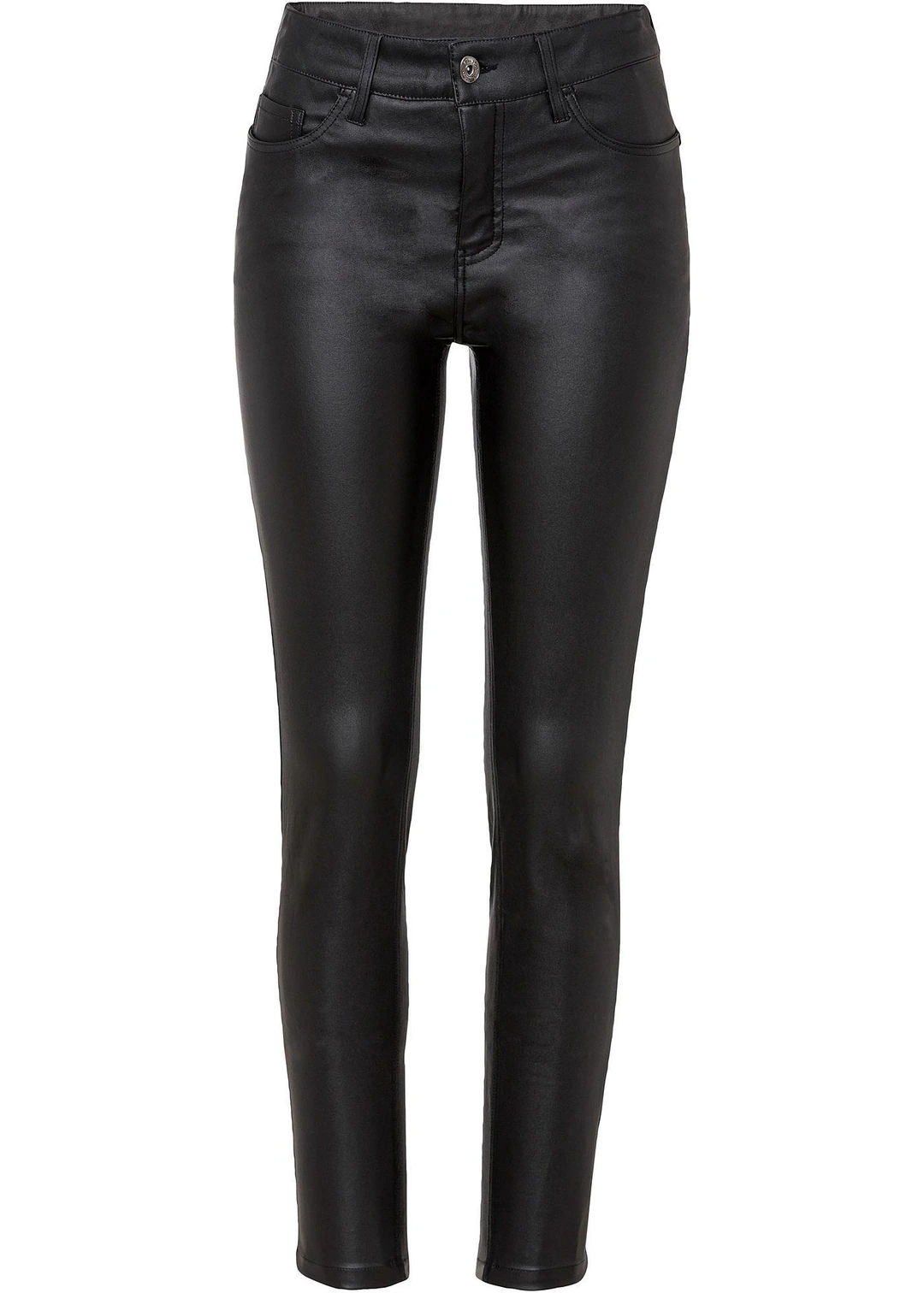 Pantalon extensible en viscose majoritaire