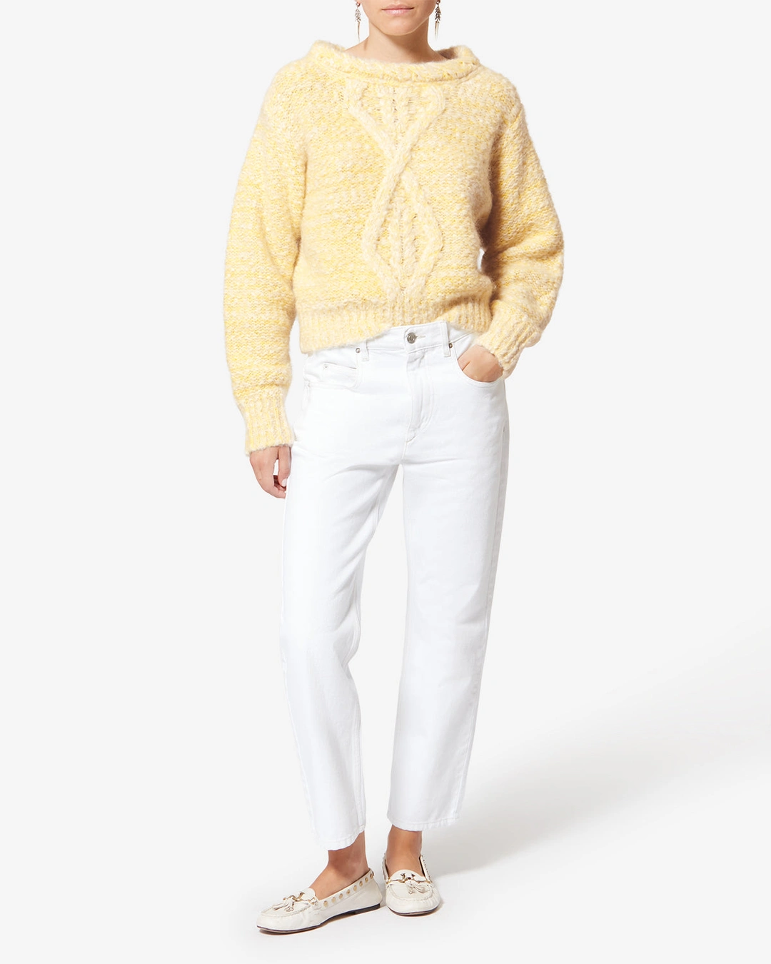 Pull Dorota - Femme - Écru-bronze - Taille 40 - 4