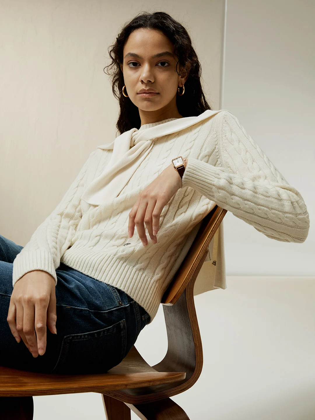 LILYSILK Pull En Laine Femme Gris Col Rond, Style Preppy Inspiré Laine Et Cachemire Un Classique À Associer À Un Pantalon L