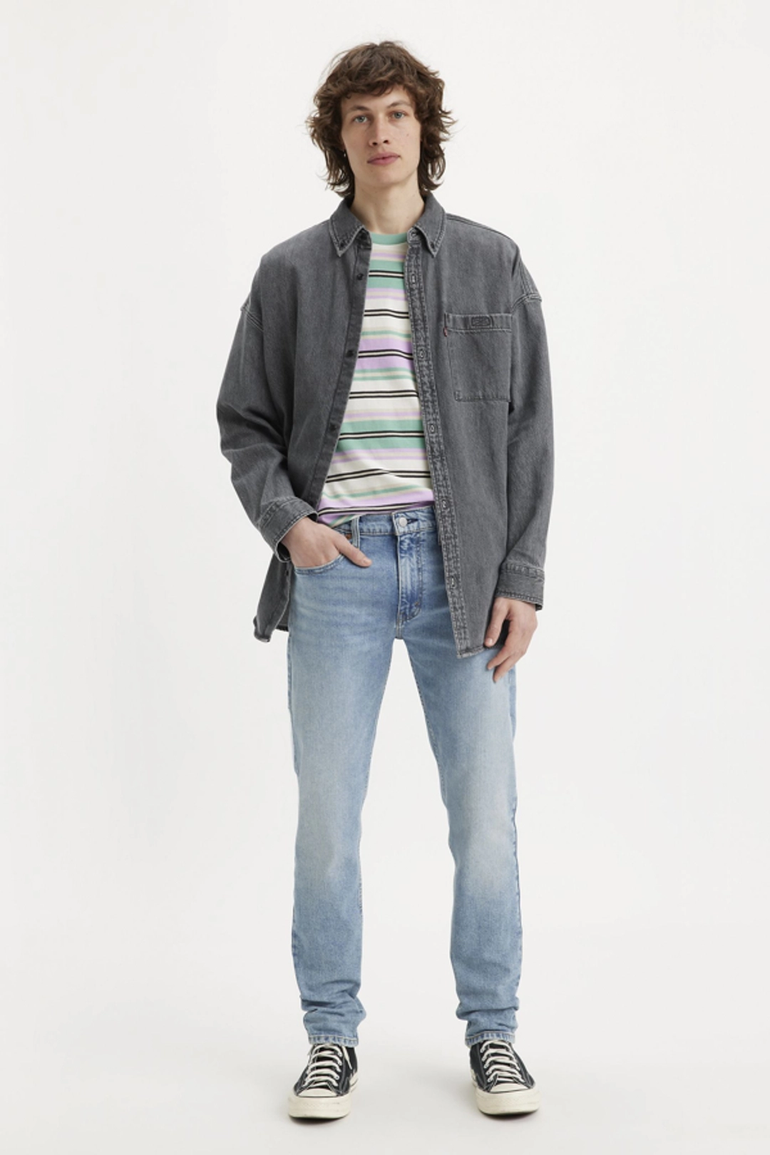 Levi's Jean 512 Slim Taper - Homme - Noir / Sta-Dark Black - 38X32
