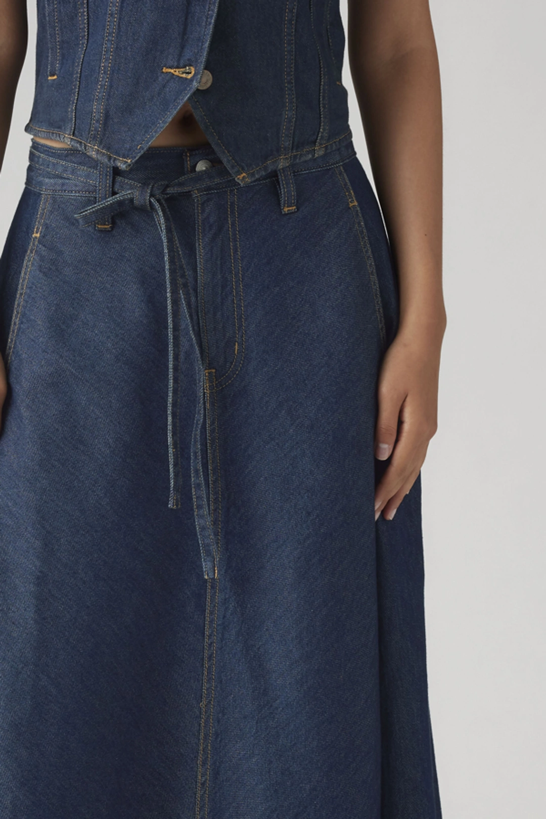 Levi's Jupe XL - Femme - Bleu / Square Circle - 32 - 2