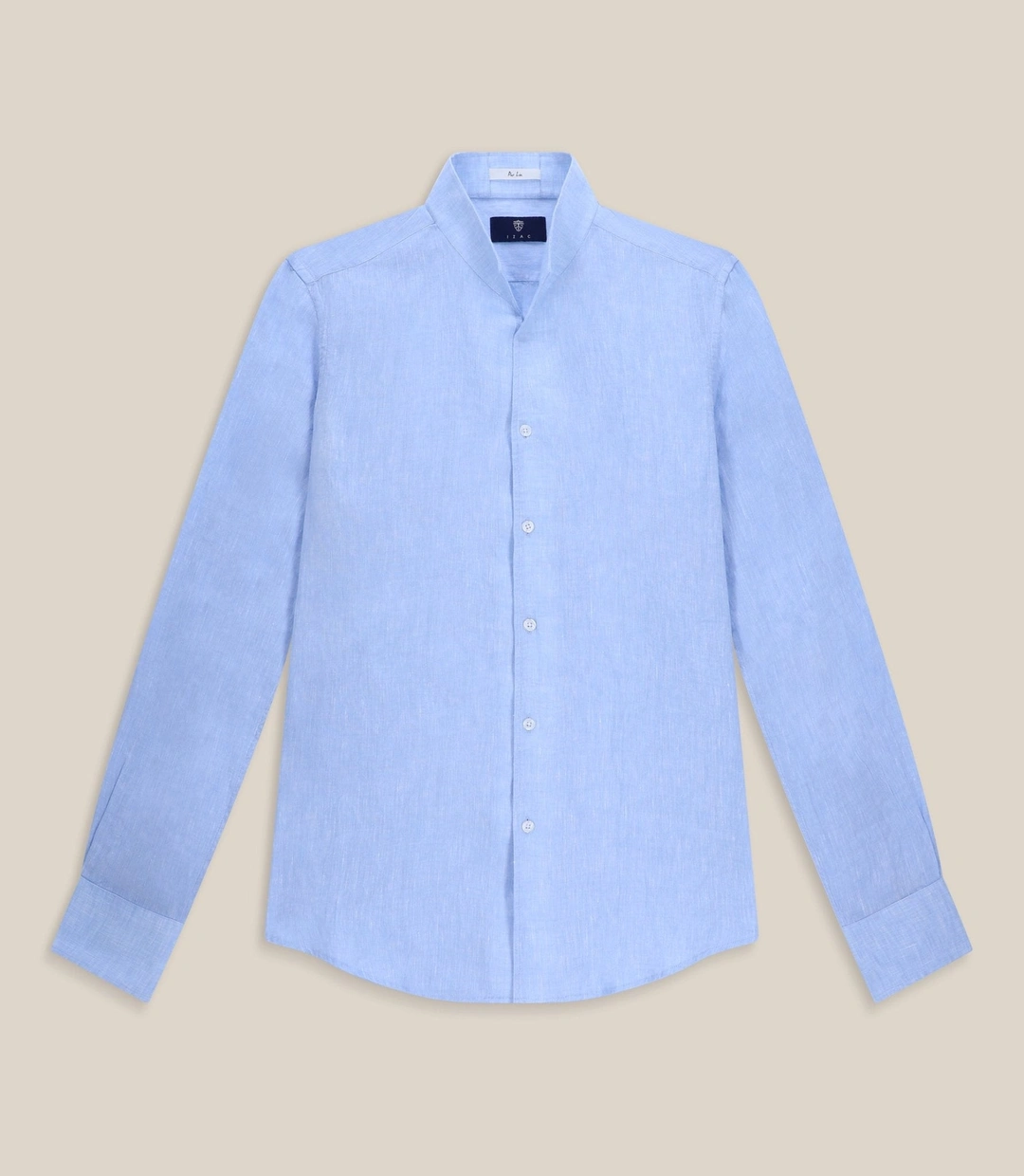 IZAC - Chemise 100% lin ciel