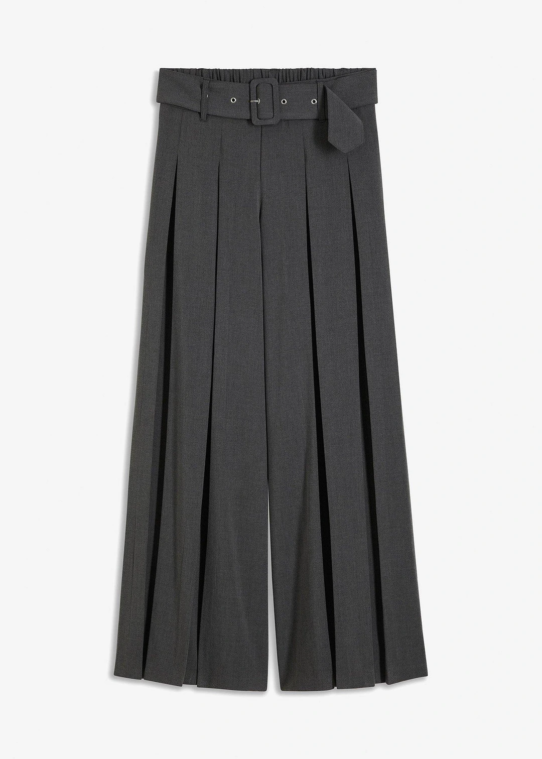 Pantalon de tailleur fluide en viscose mélangée