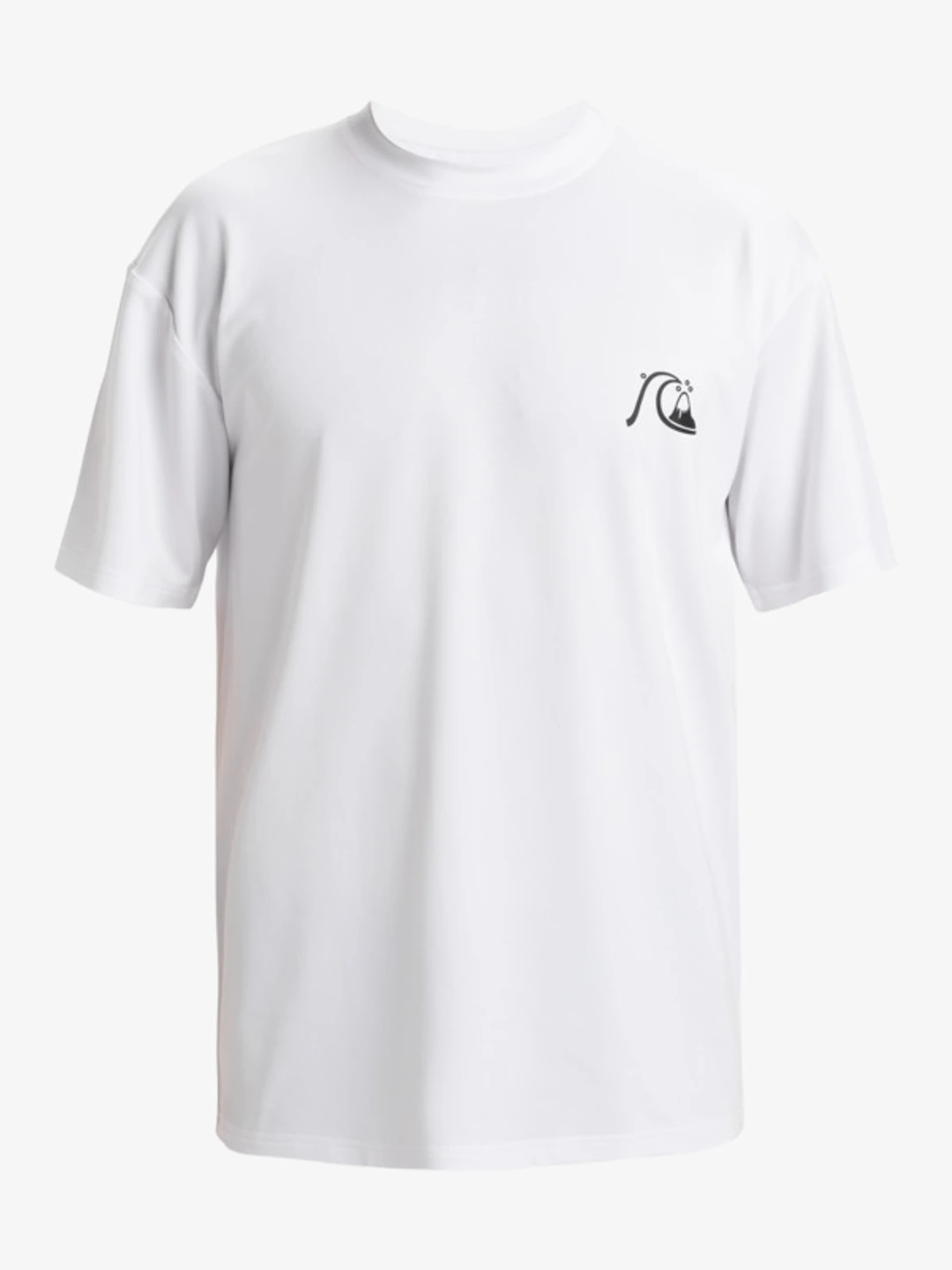 DNA Bubble Logo - T-shirt de surf à manches courtes UPF50 pour Homme Blanc
