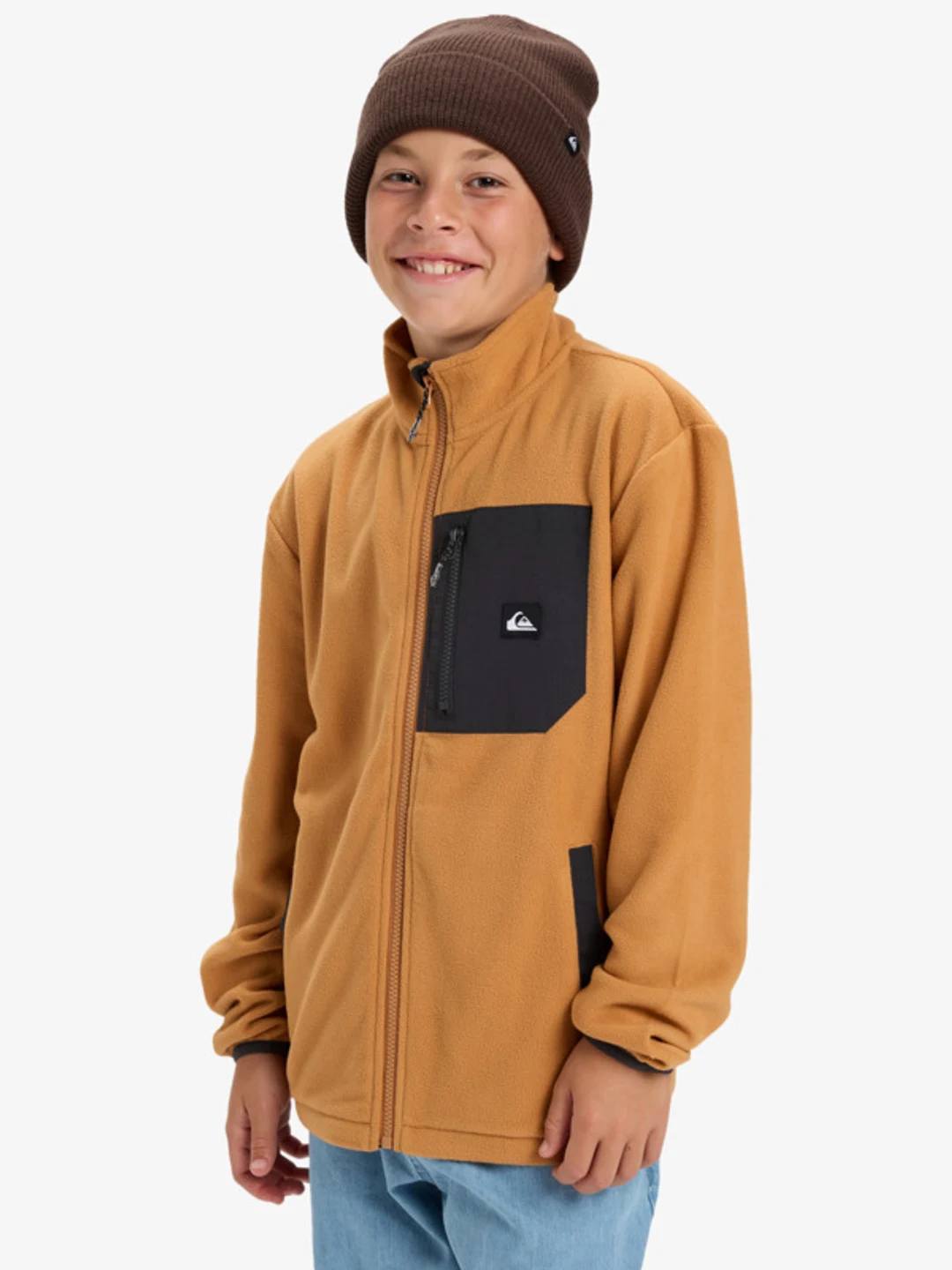 Ice Fields - Polaire zippée pour Garçon 8-16 ans Bleu