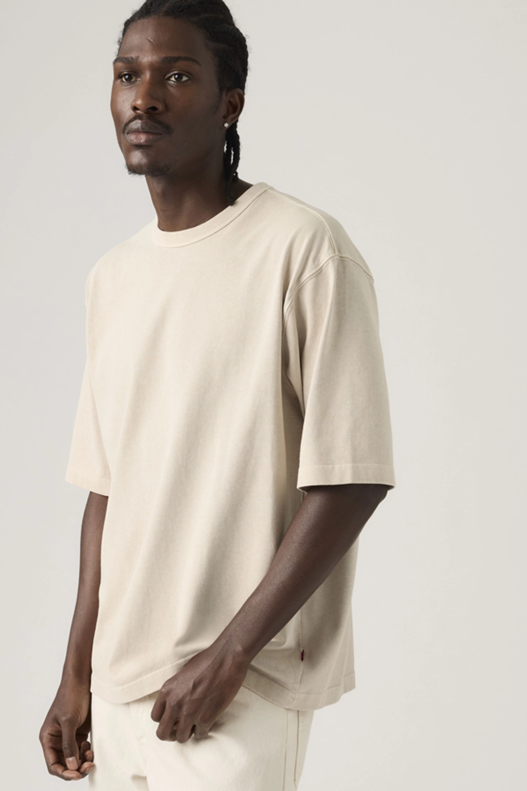 Levi's T Shirt Épais Loose - Homme - Noir / Garment Dye Jet Black - XL