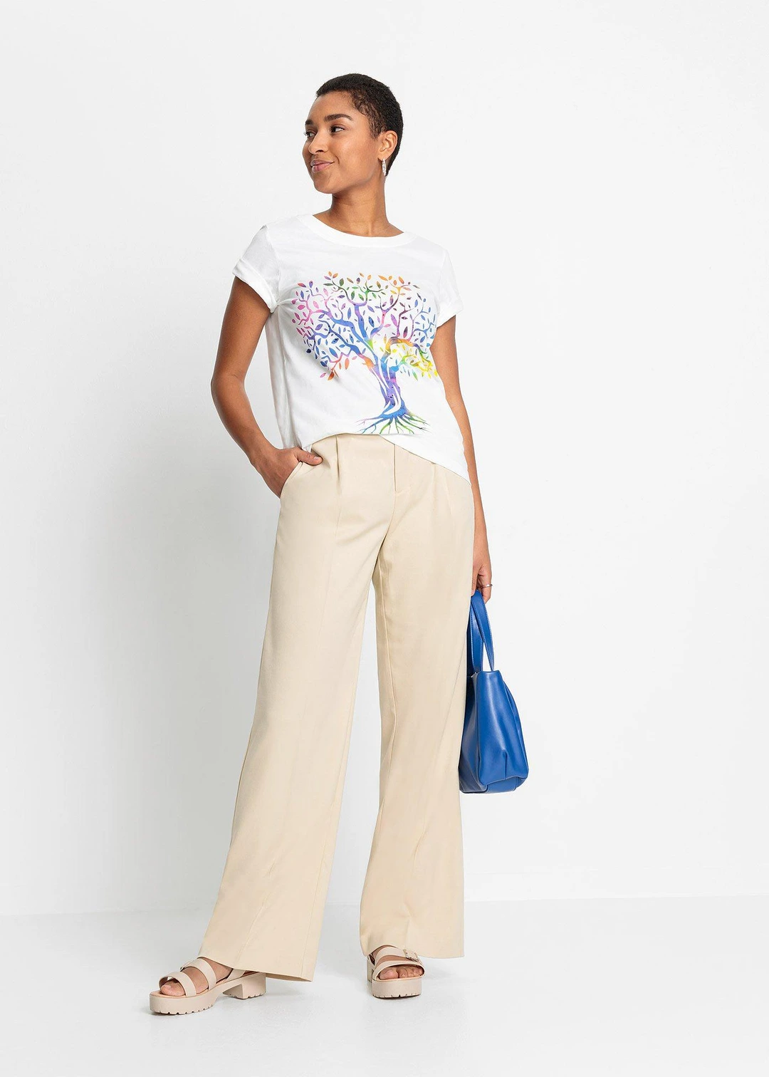 T-shirt coton imprimé
