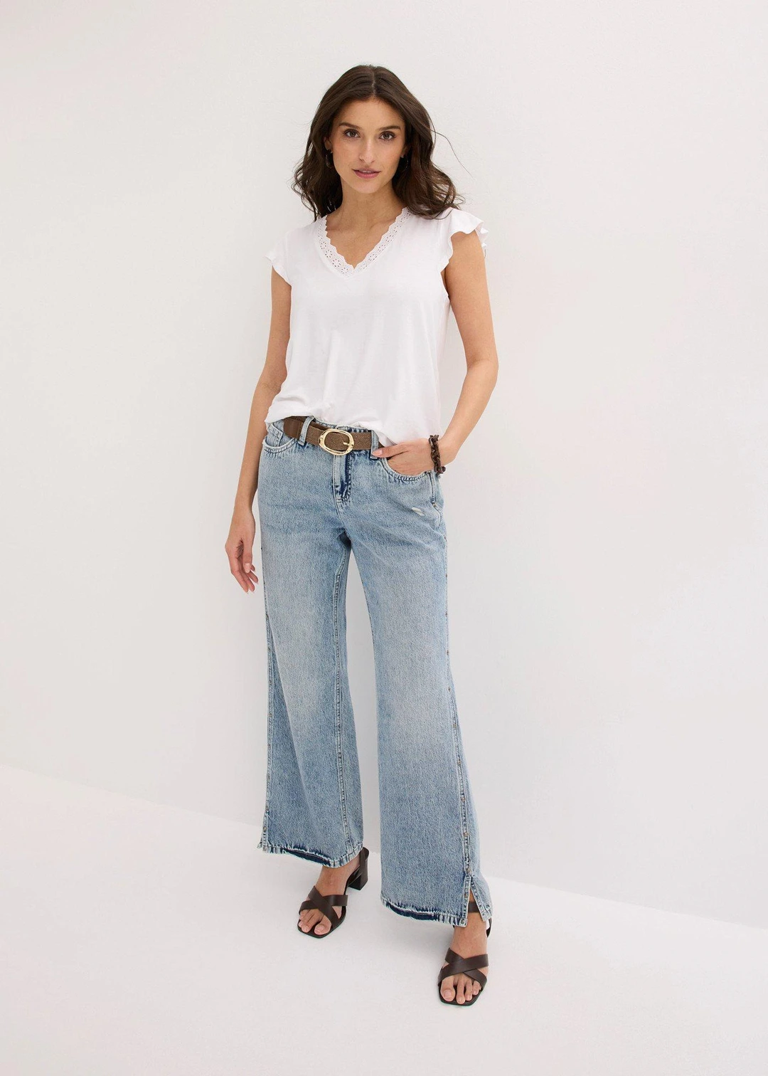T-shirt en viscose extensible - 2