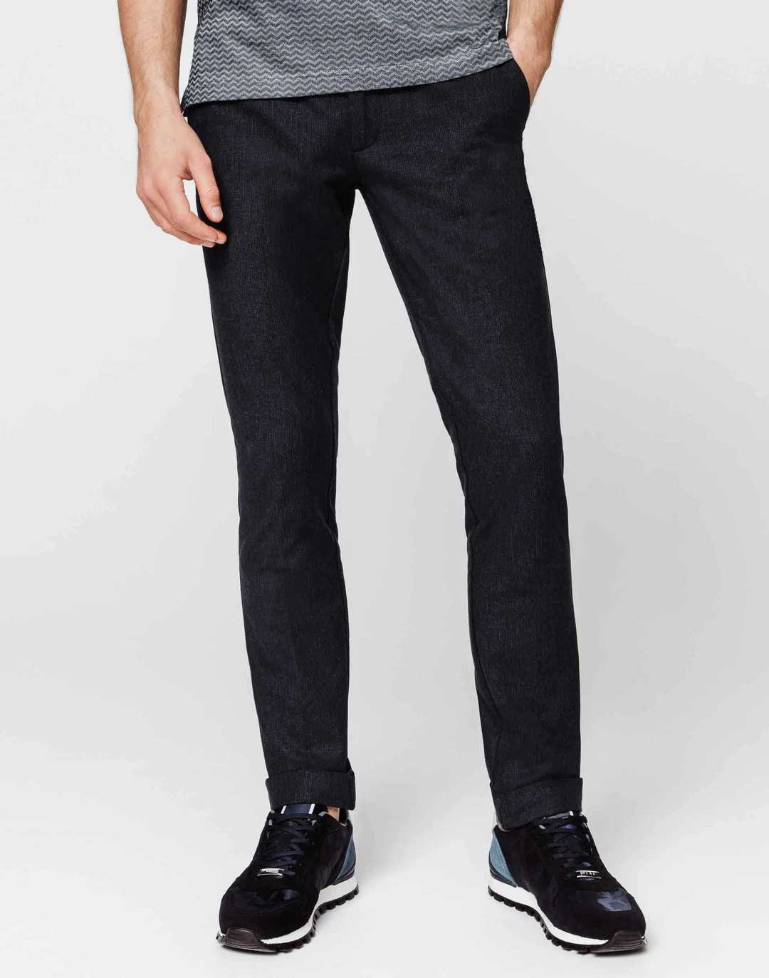 IZAC - Pantalon casual marine