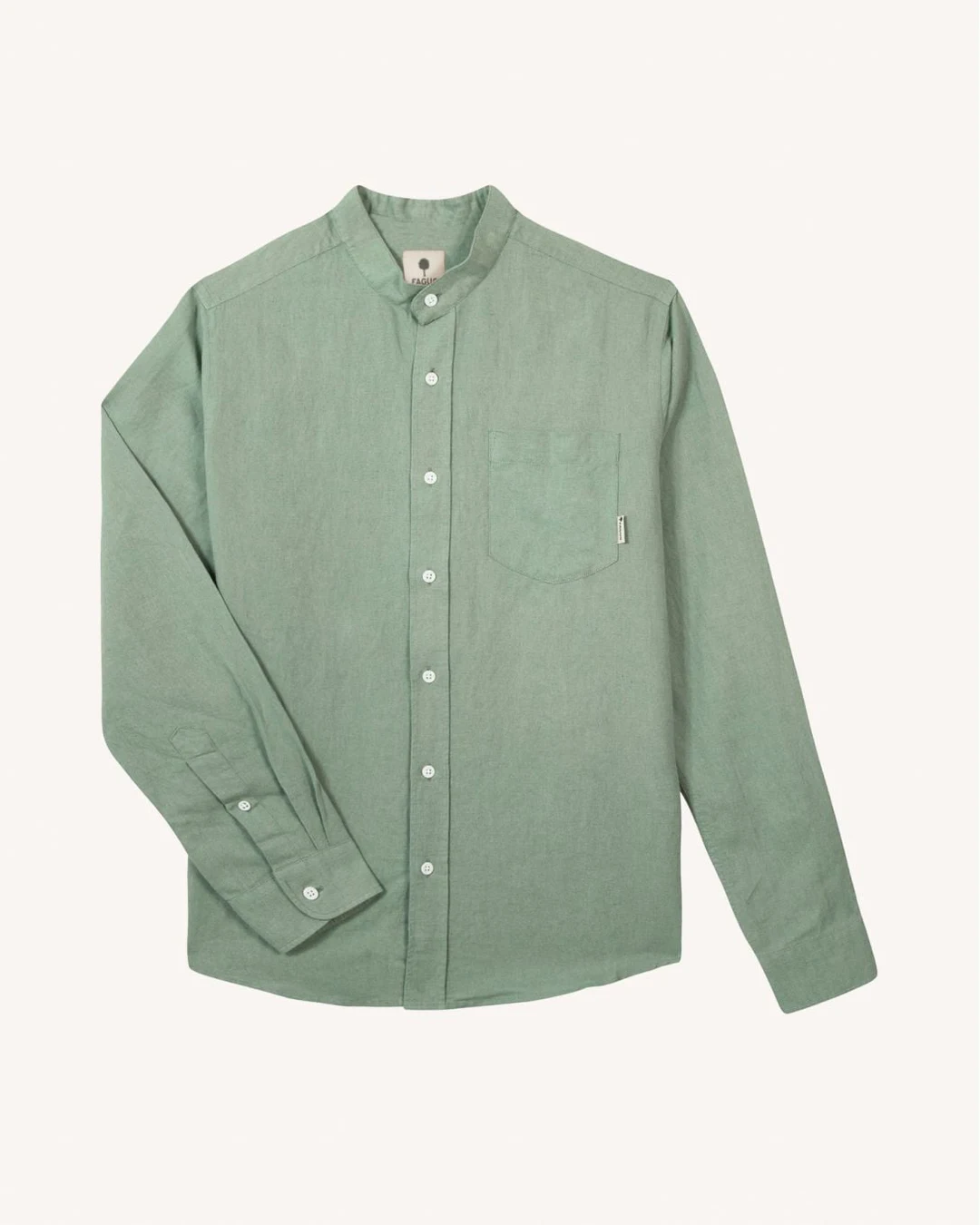 Chemise en lin vert clair - CHIAVARI - 2