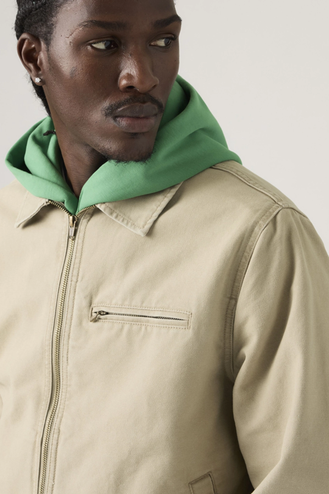 Levi's Garage Jacket - Homme - Neutral / True Chino - XL - 2
