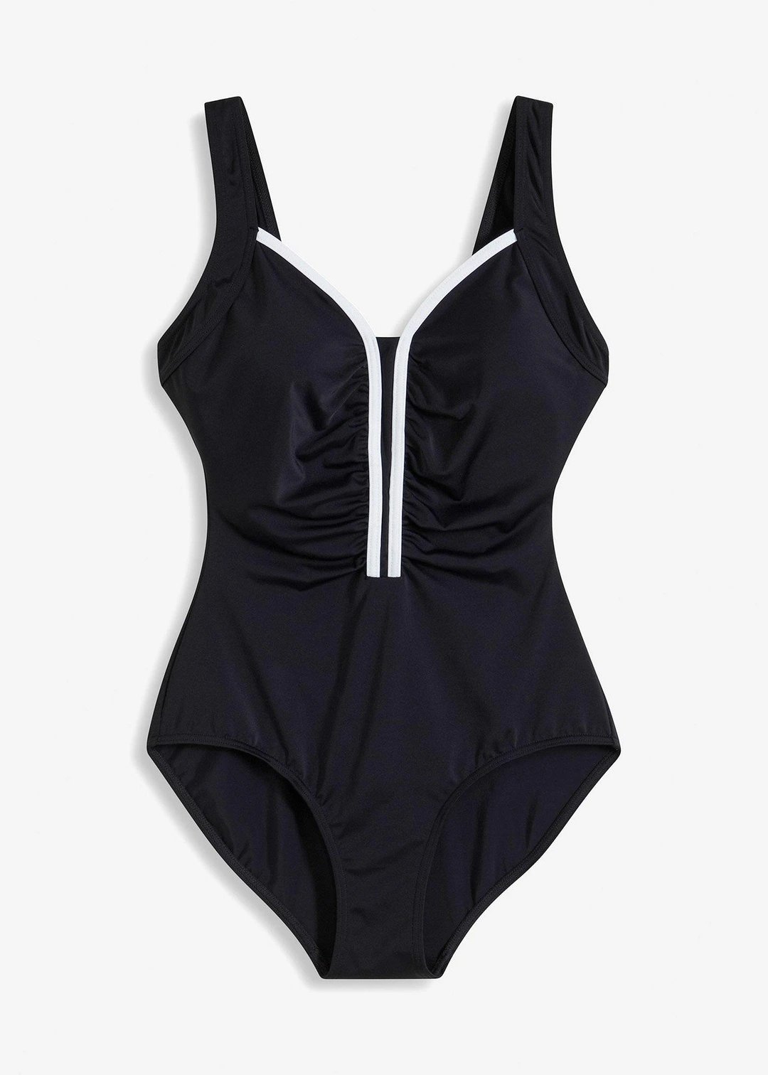 Maillot 1 pièce à passepoil