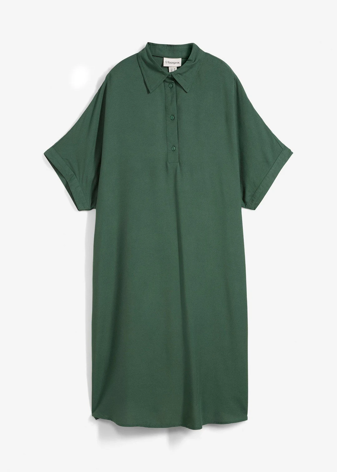 Robe-chemise fluide en viscose fine