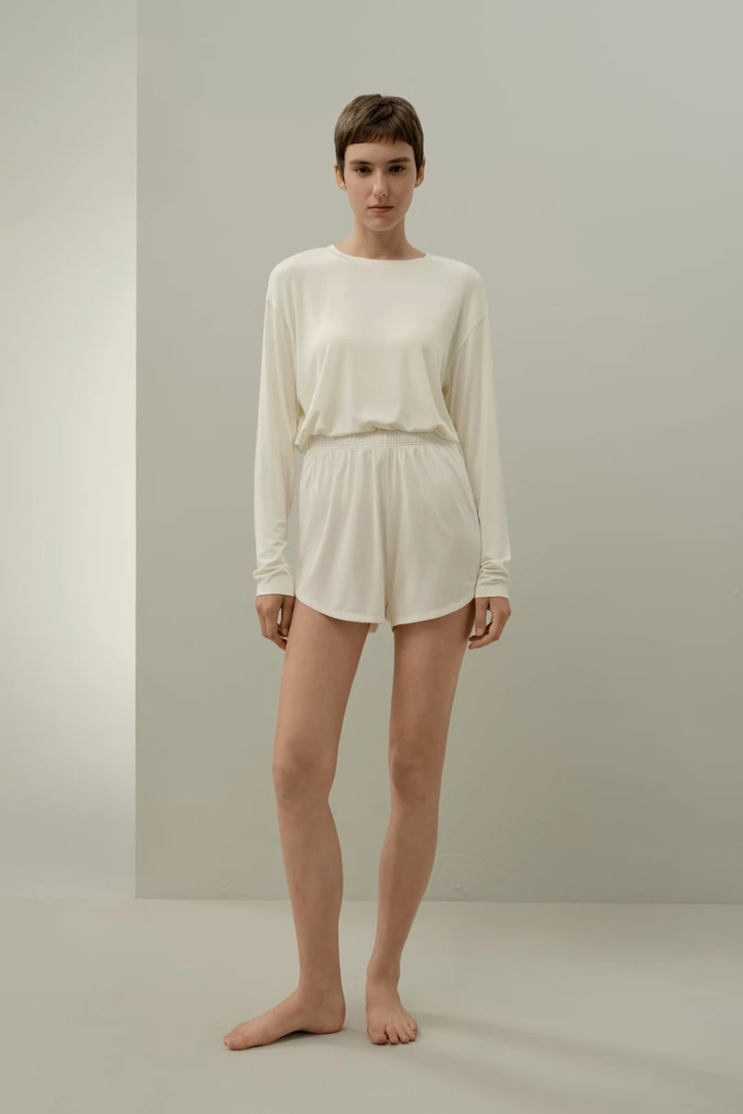 LILYSILK Short Jersey Silk Breeze Noir XS Femme - Léger, Respirant et Doux pour l'Été