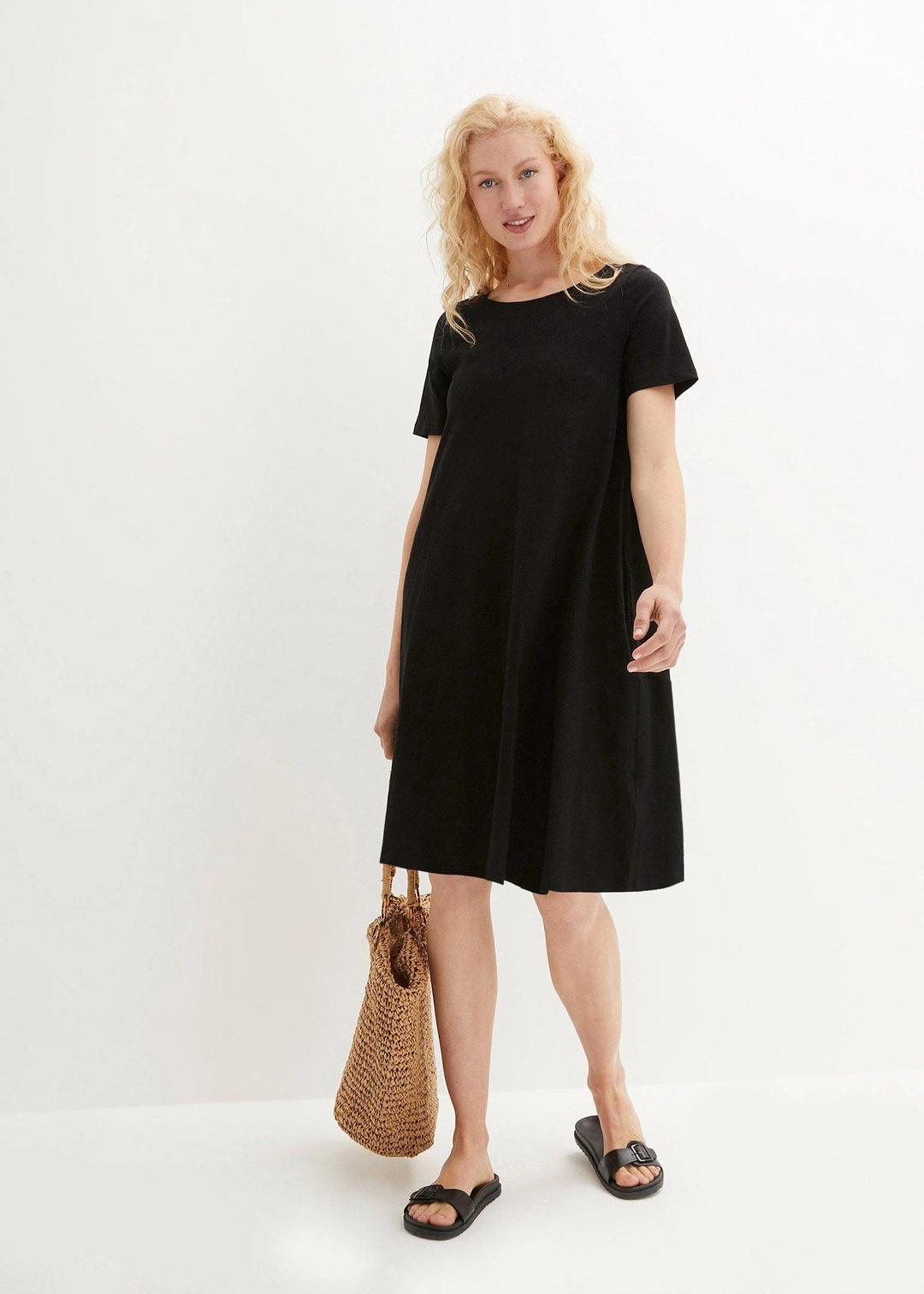 Robe fluide en coton flammé - 2