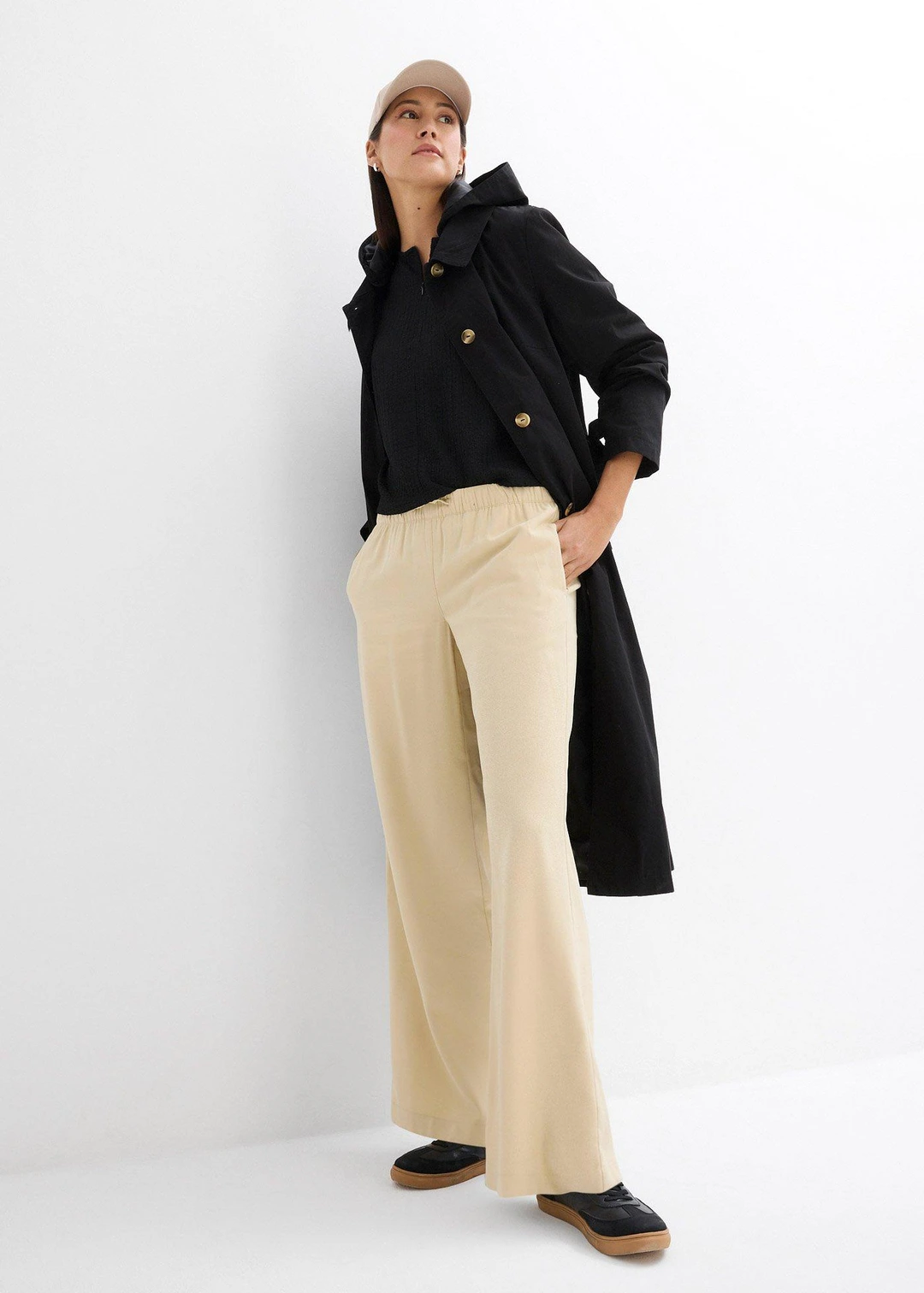 Pantalon large en viscose fluide - 2