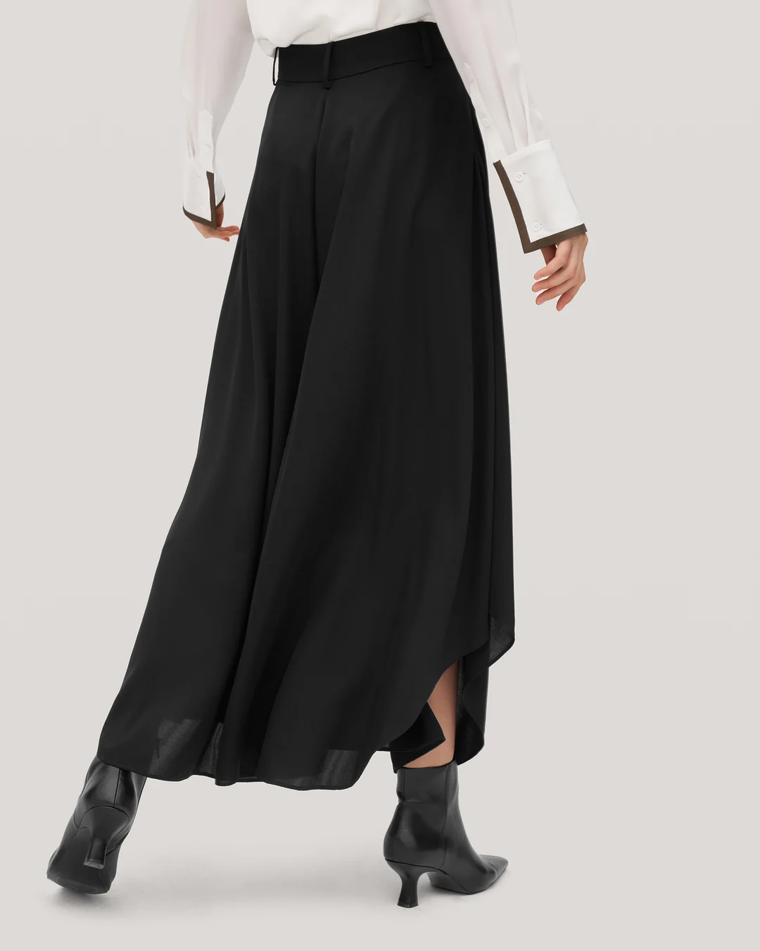 LILYSILK Pantalon En Sois Femme High Waist, Regular Fit Soie Extensible De Qualité Sans Produits Chimiques Nocifs Pantalon Noir 36-39