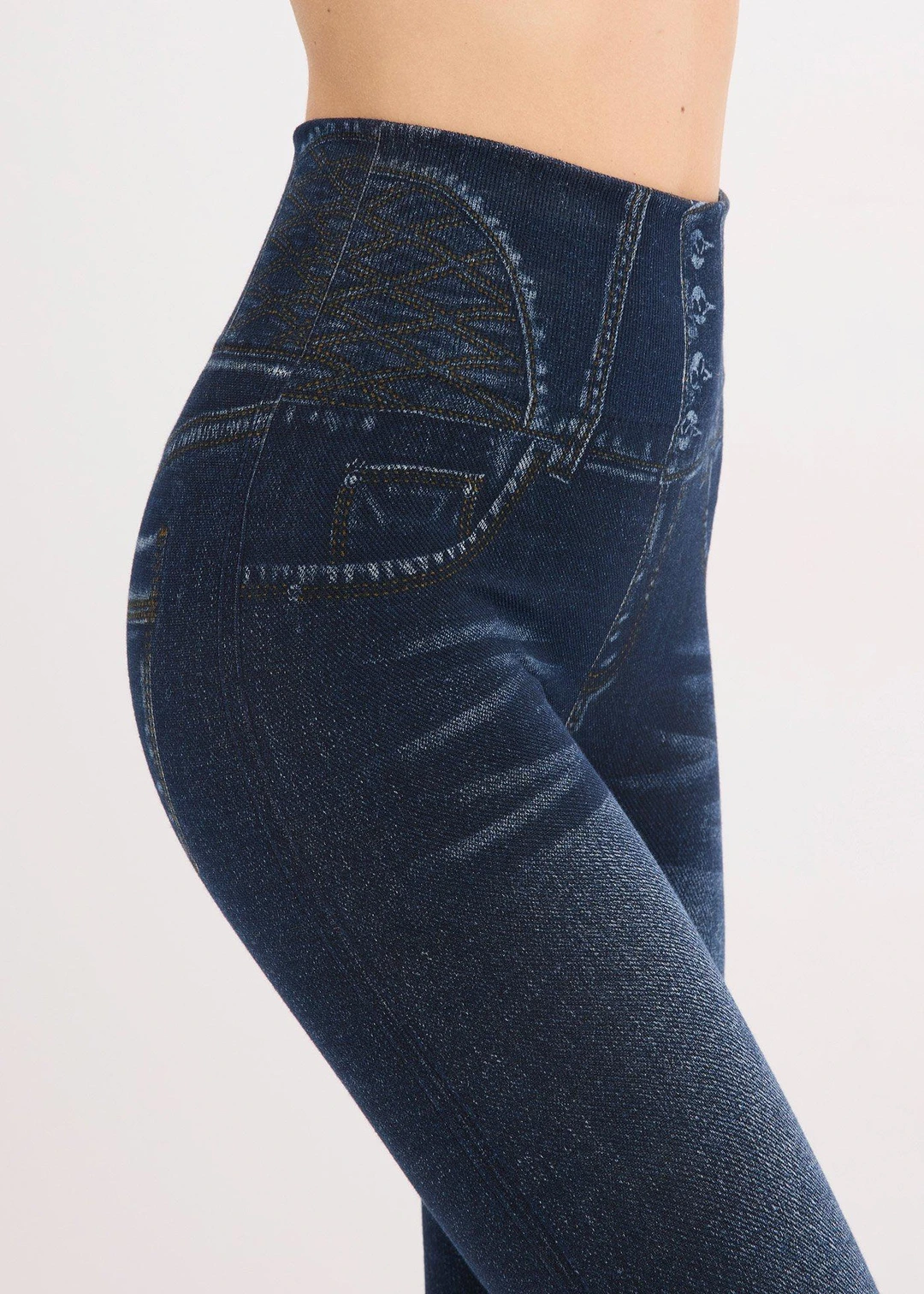 Legging sculptant effet jean - 3