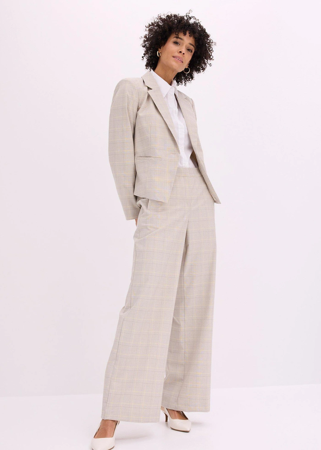 Pantalon large à carreaux écossais - 2