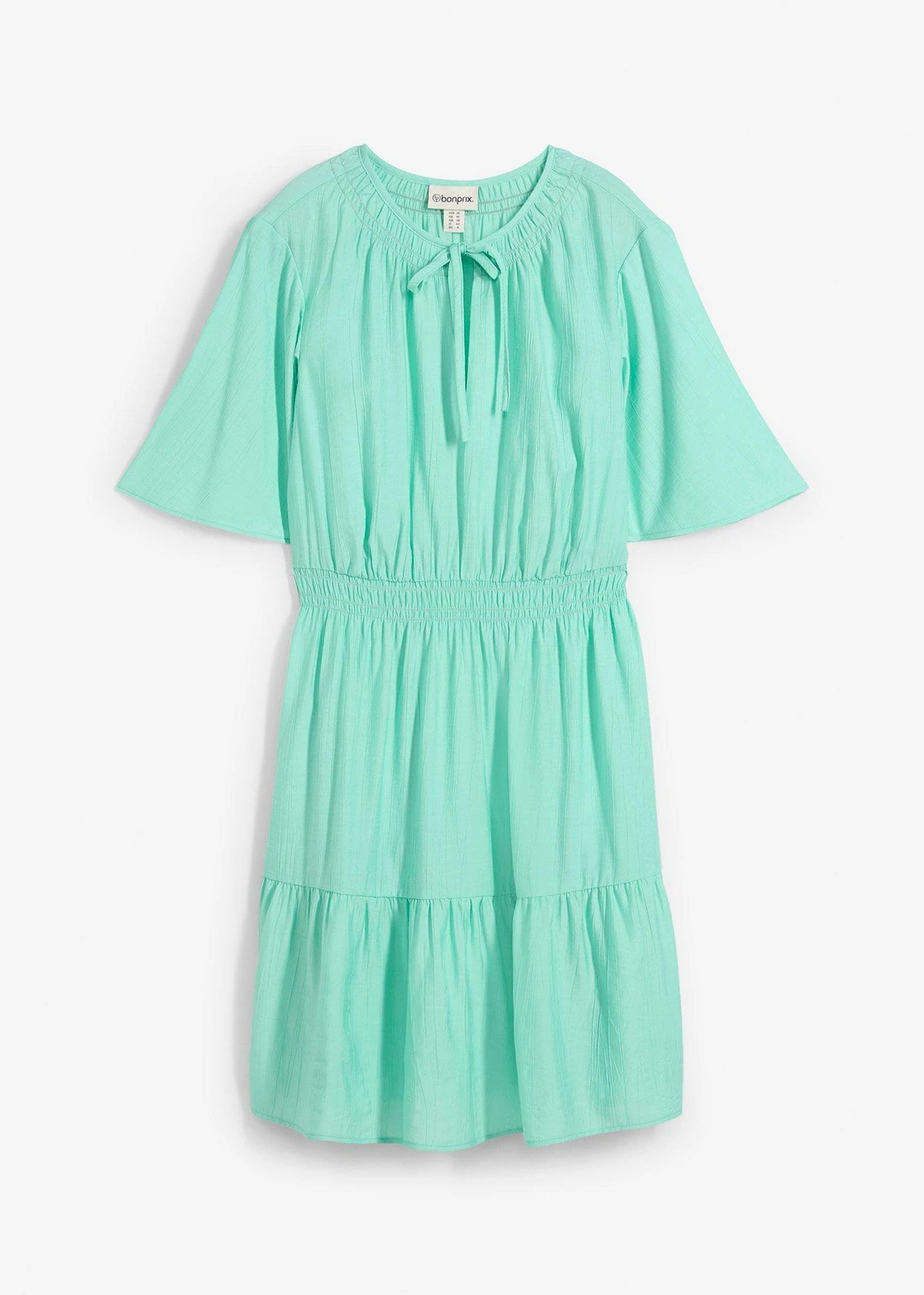 Robe courte et fluide en viscose mélangée