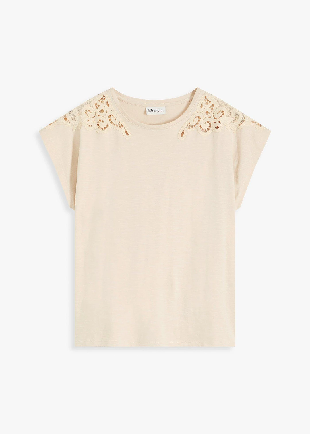 T-shirt avec détails au crochet