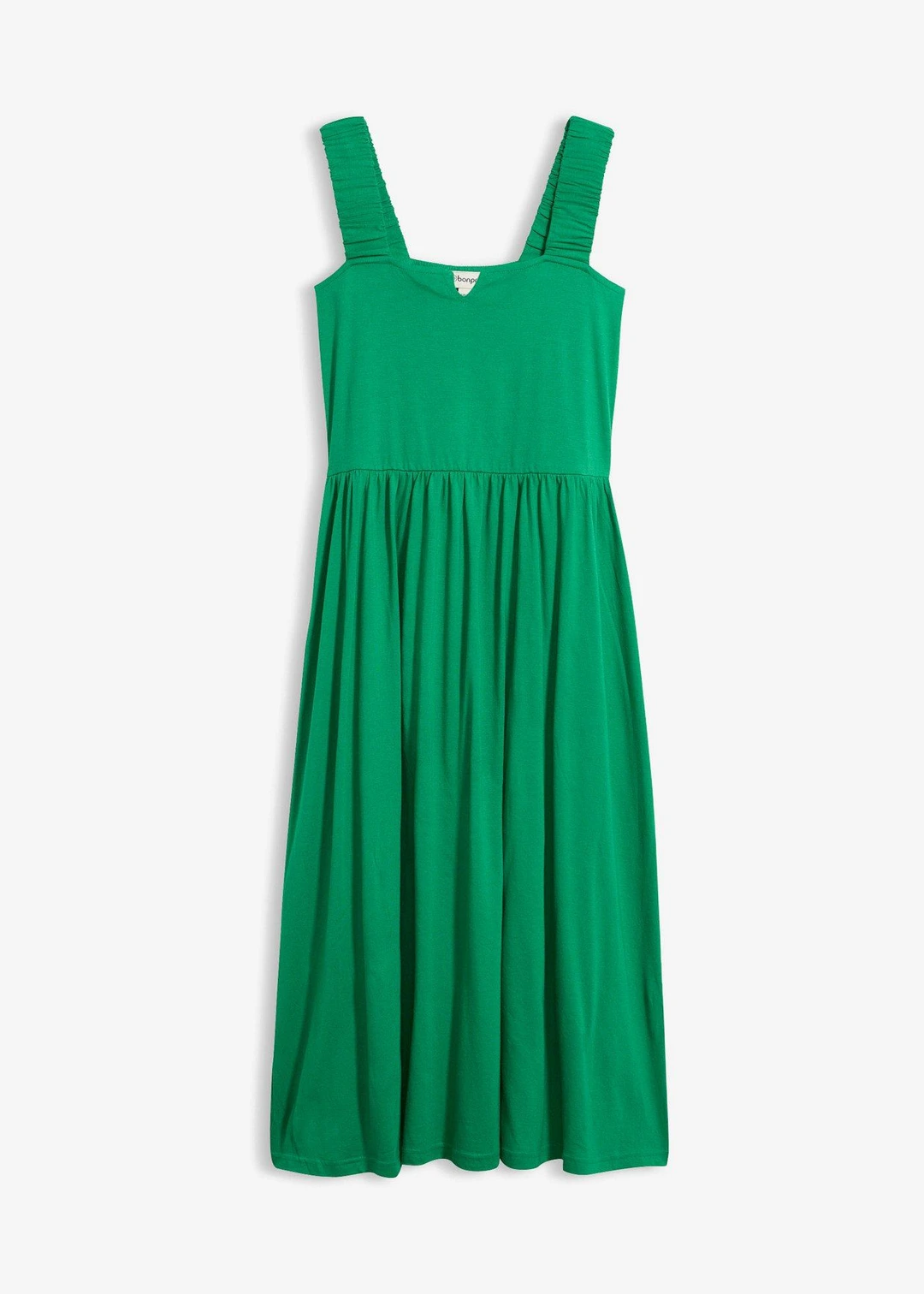 Robe légèrement évasée en jersey coton et viscose