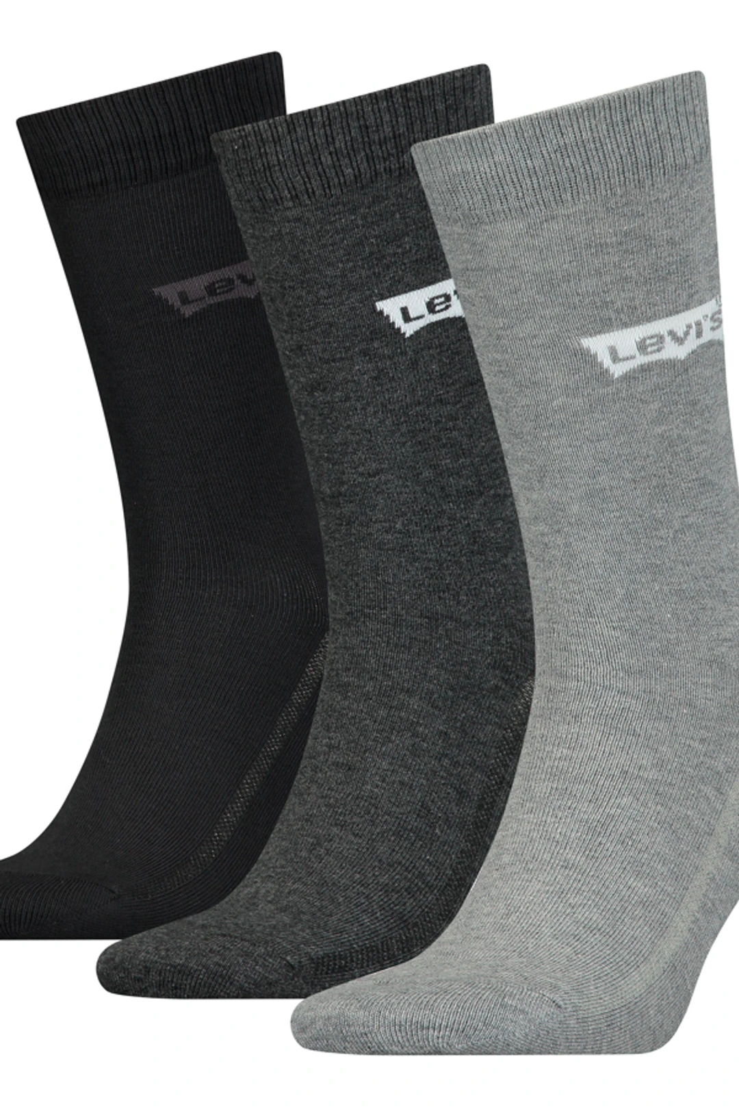 Levi's Chaussettes Basses Batwing Lot De 3 - Homme - Blanc / White - 39