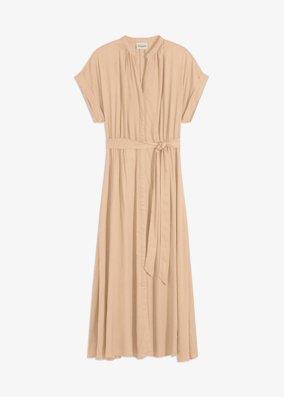 Robe-chemise en viscose fluide