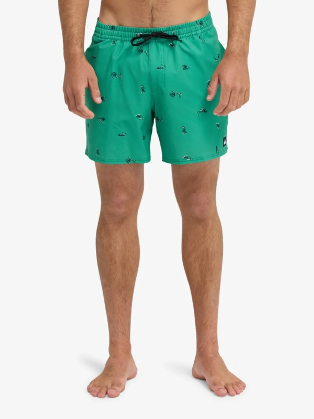 Stretch Printed Volley 16" - Short de bain pour Homme Noir