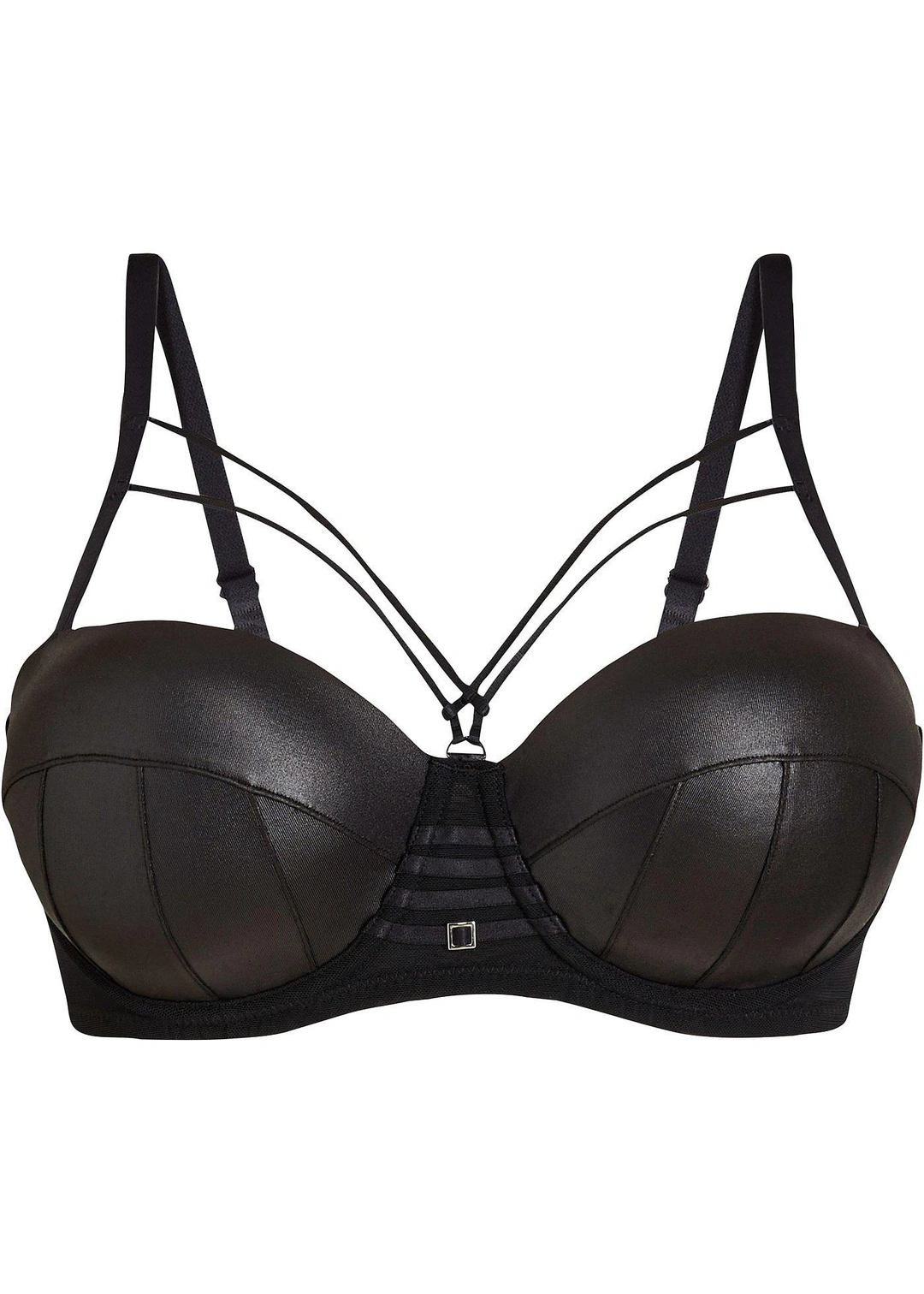 Soutien-gorge balconnet à armatures avec effet mouillé
