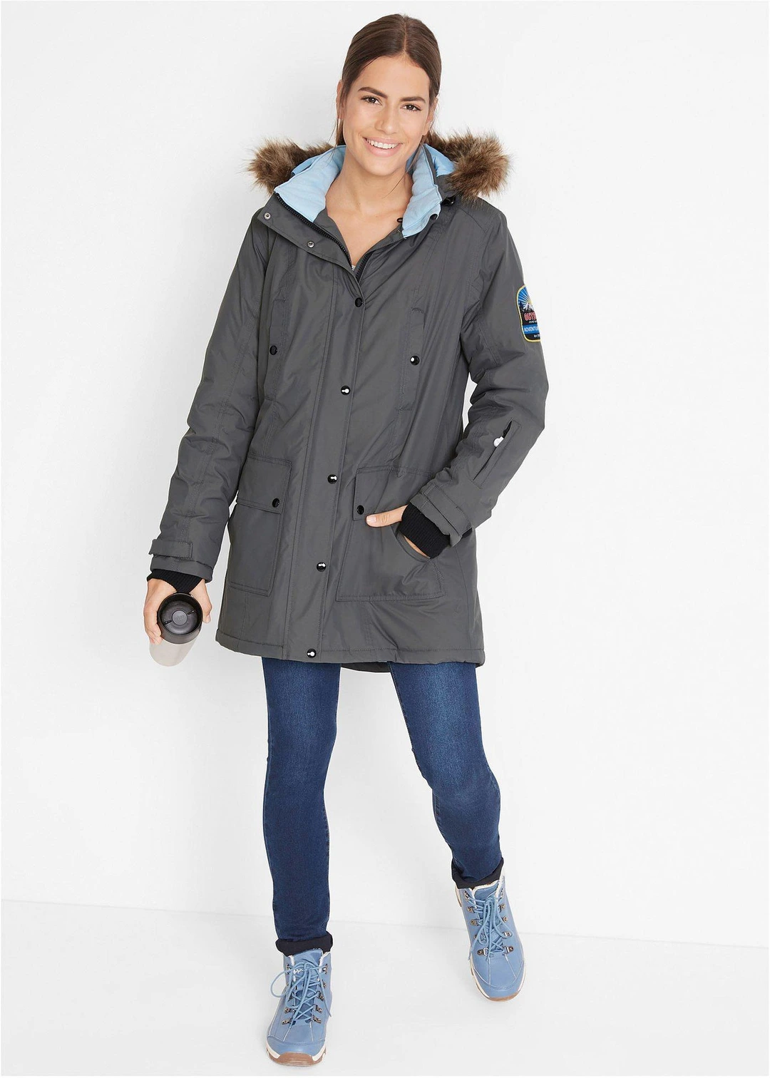 Parka outdoor imperméable et technique à capuche - 2