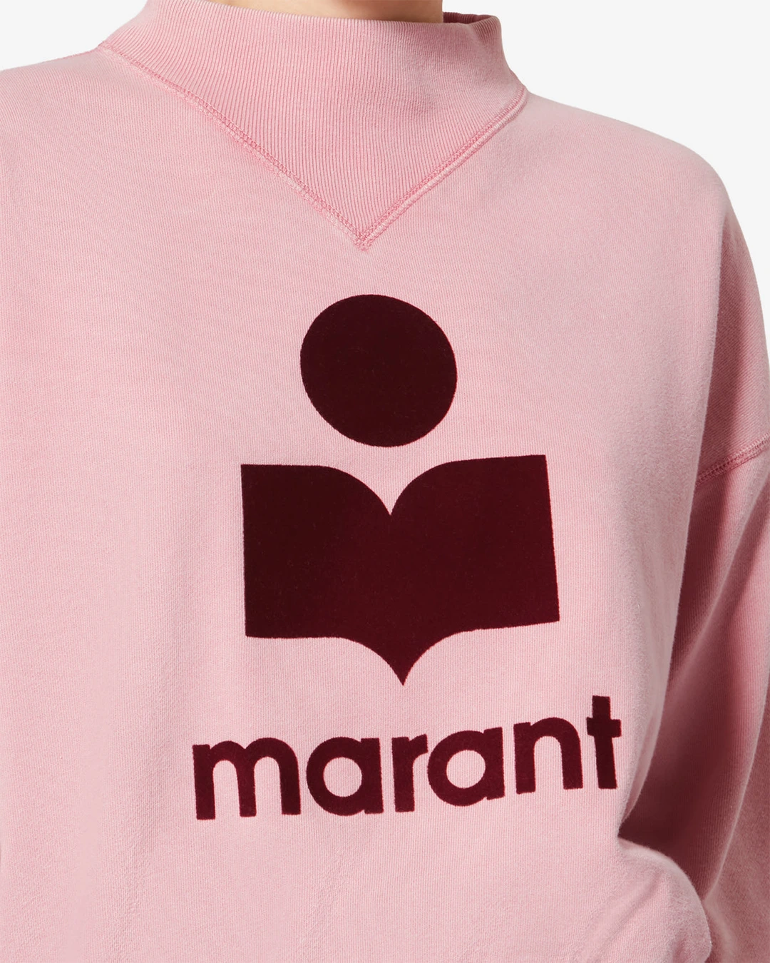 Sweat Shirt Moby - Femme - Bubblegum-bordeaux - Taille 42 - Marant Étoile - 2