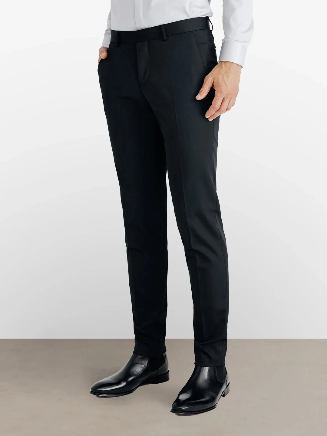 IZAC - Pantalon ville tissu technique noir