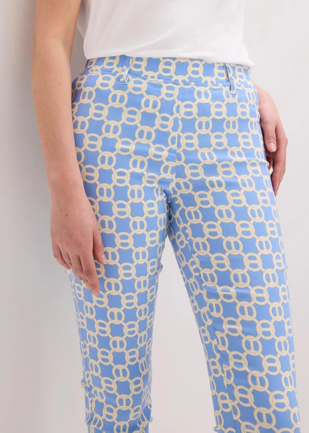 Pantalon 7/8 en bengaline extensible - 3