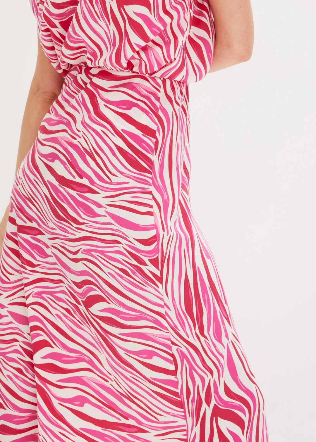 Jupe midi à taille élastiquée - 3