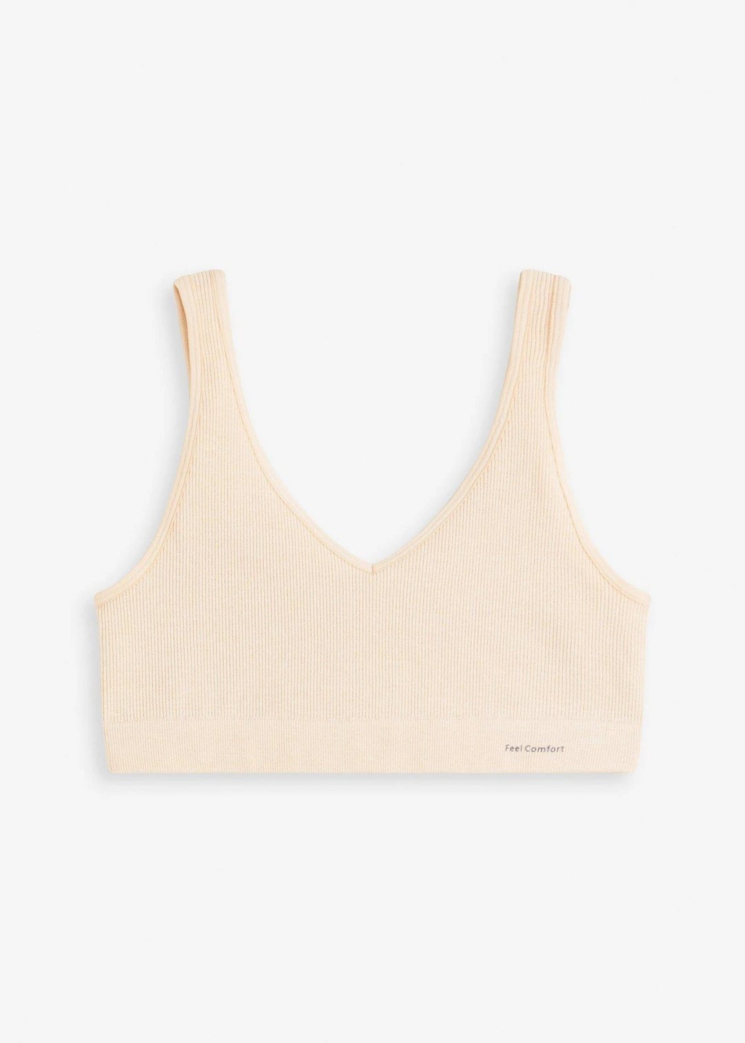 Brassière côtelée sans couture Feel Comfort
