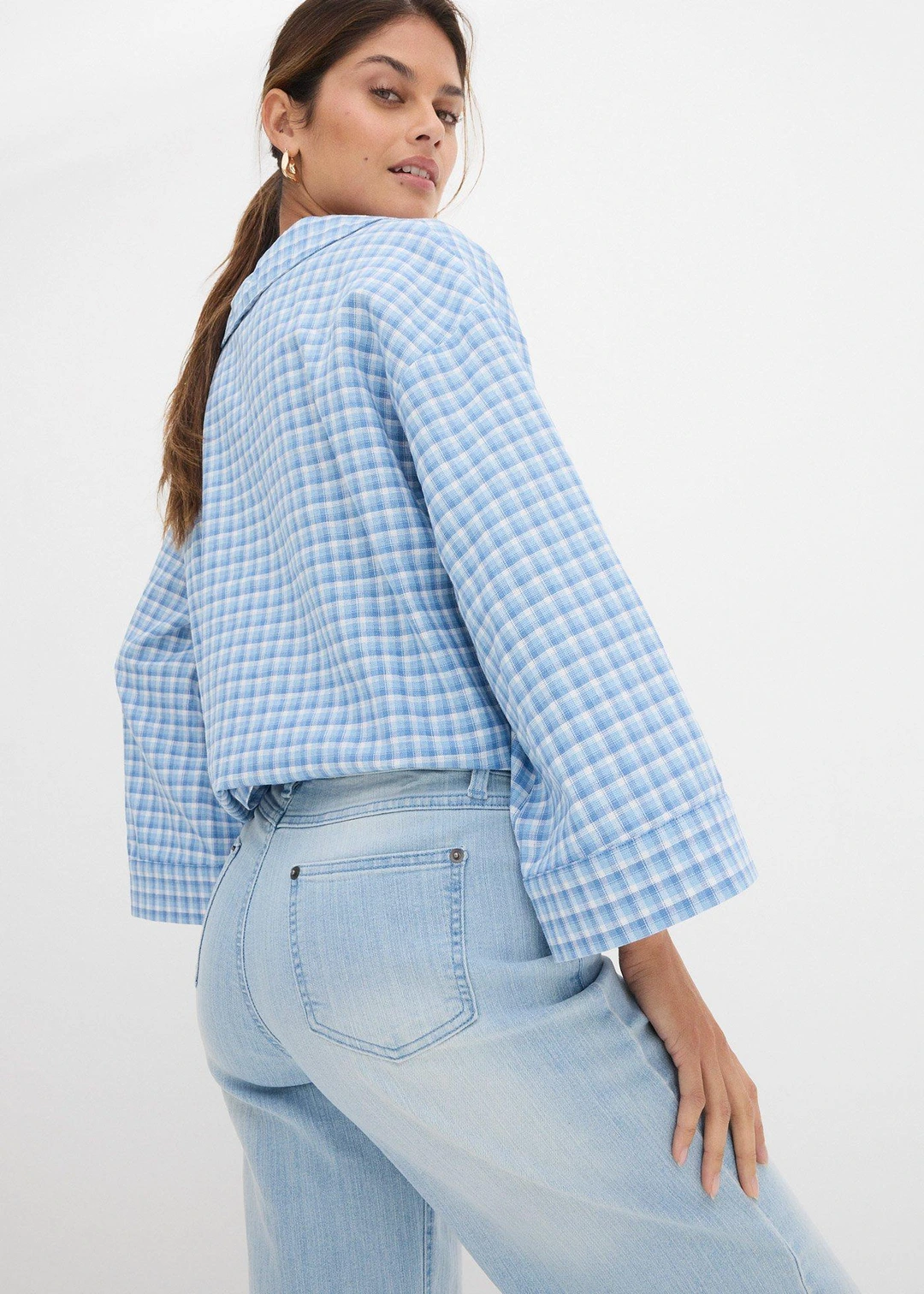 Jean large taille haute - 3