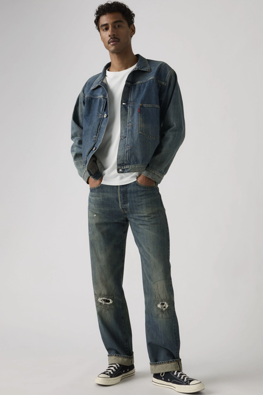 Jean 501 1947 Levi's Vintage Clothing - Homme - Bleu / Indigo Rigid - 36X32