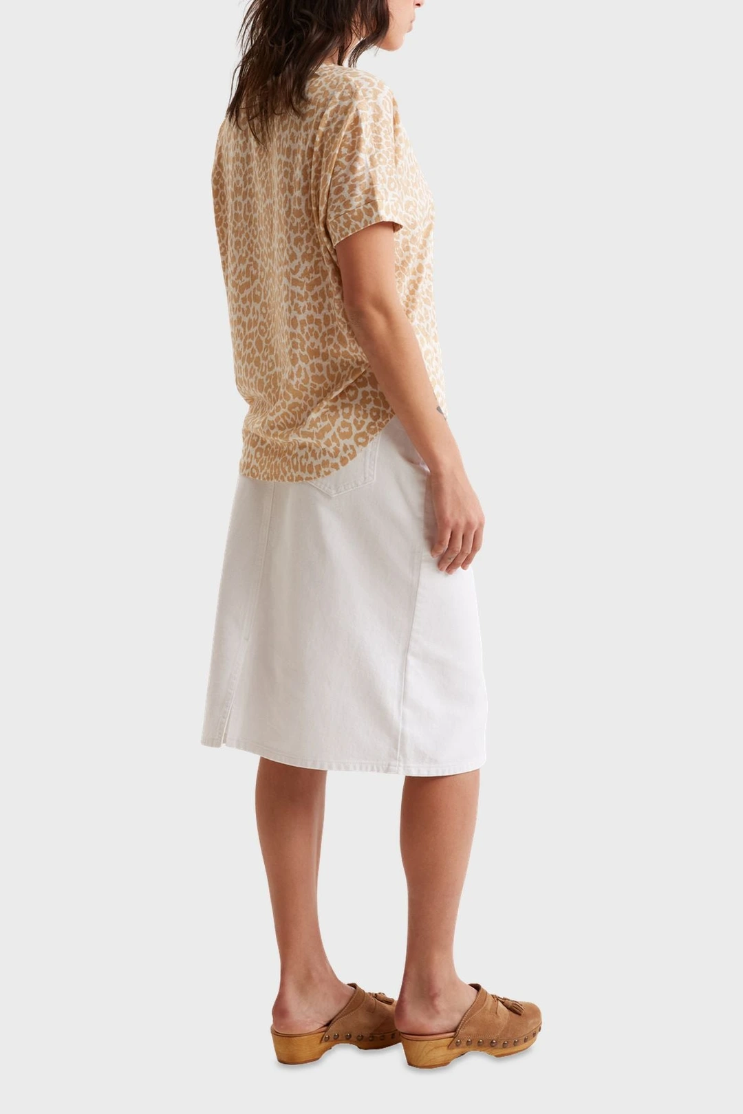 T-shirt oversize imprimé léopard - AIRELLE - Ocre - 3