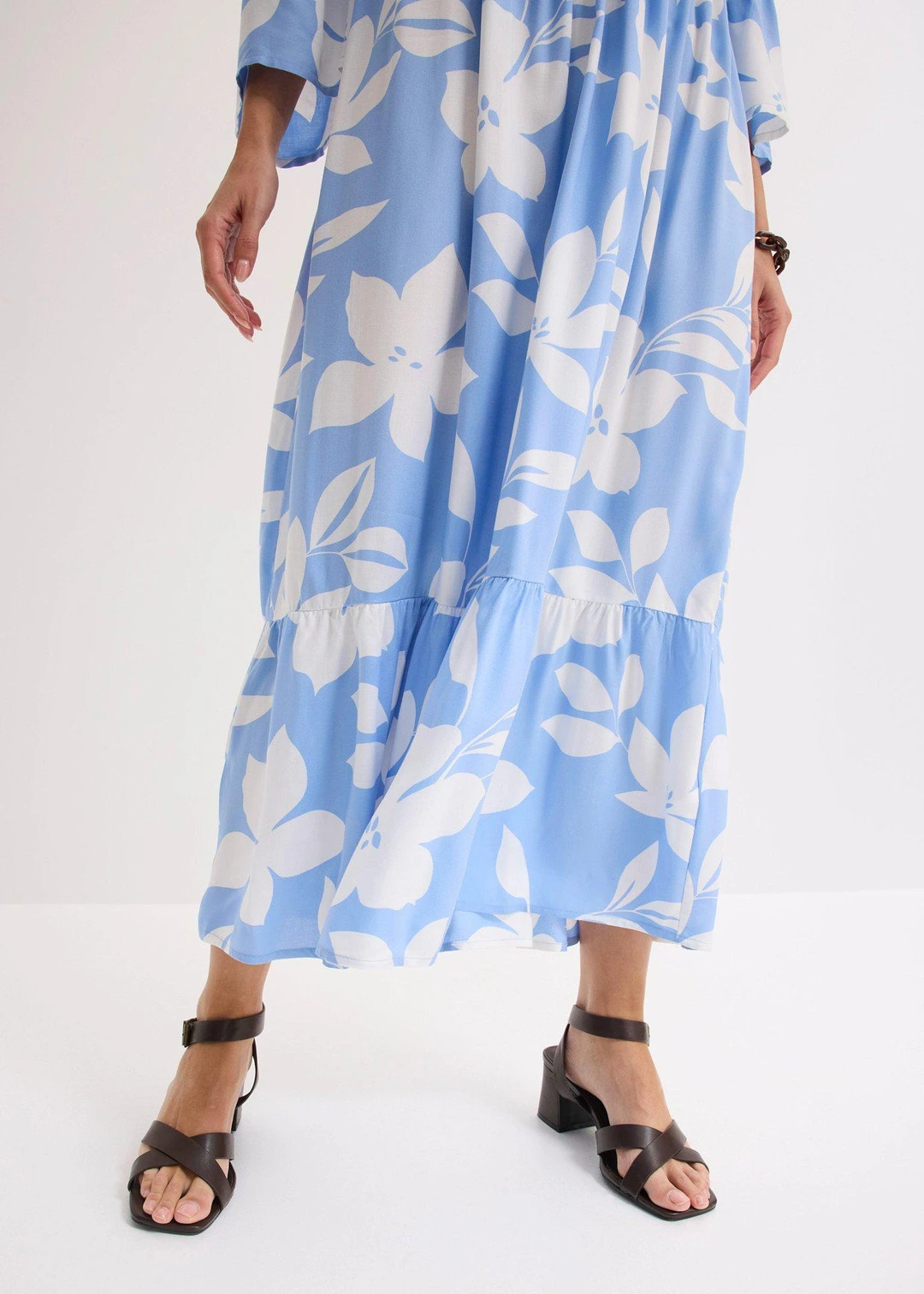 Robe longue en viscose fluide - 3