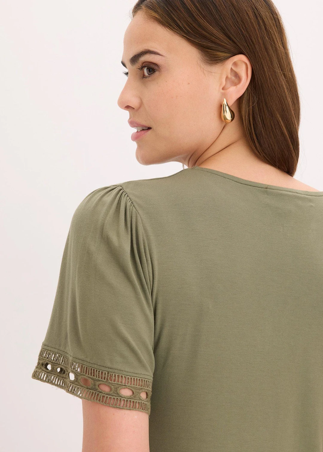 T-shirt tunique avec dentelle - 3