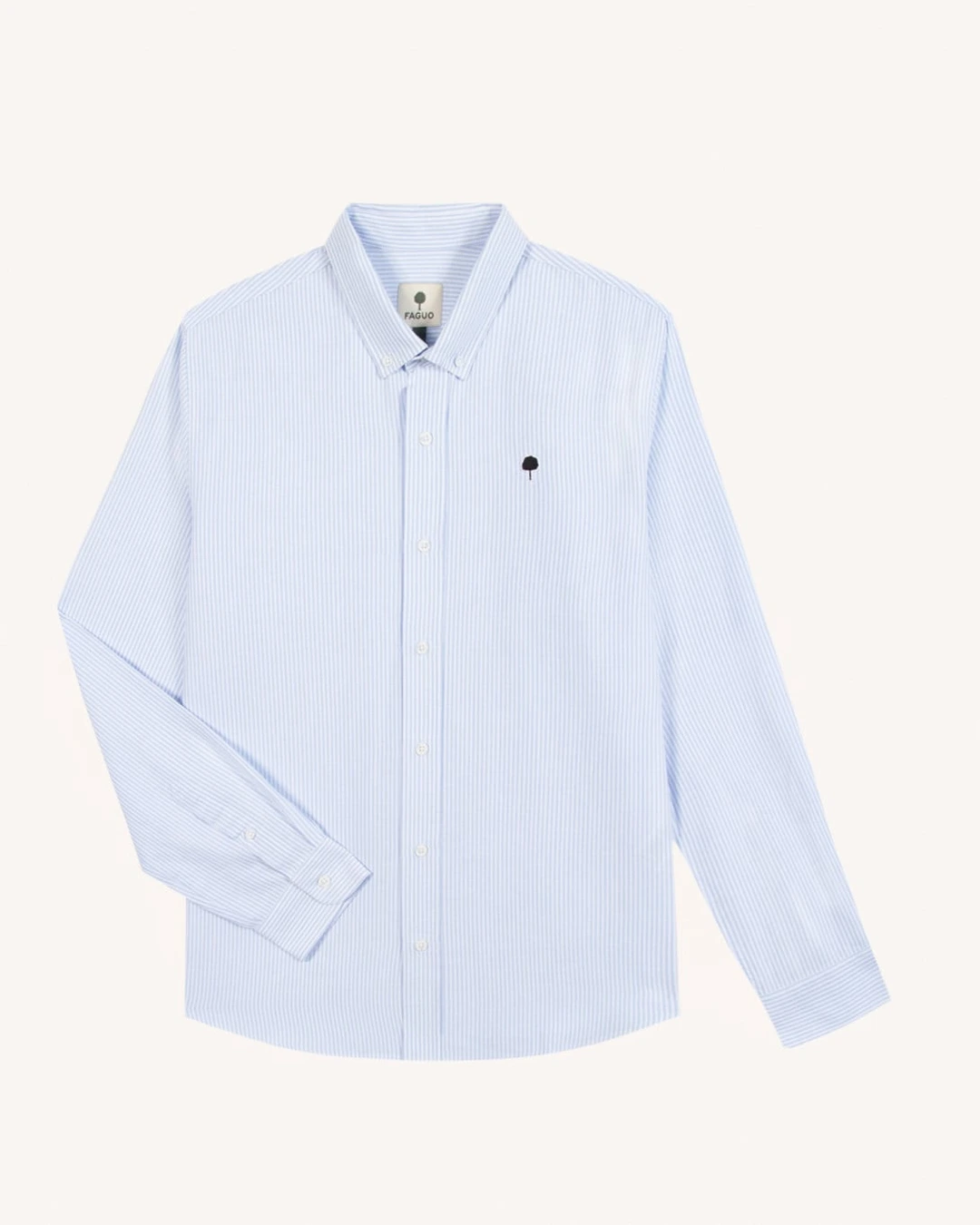 Chemise rayée bleu ciel - IVOY - 2