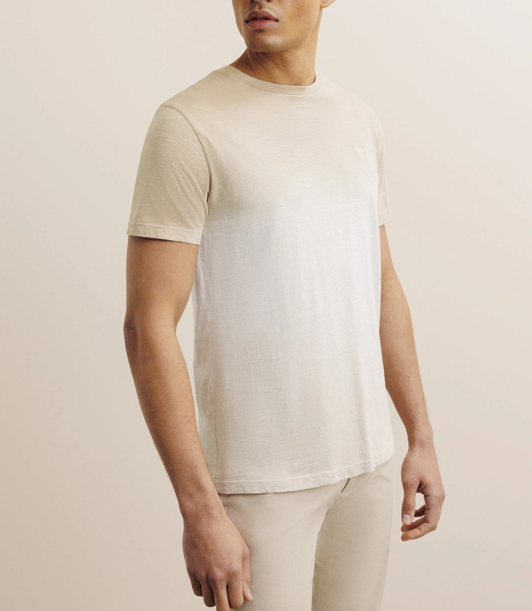 IZAC - T-shirt tye & dye beige