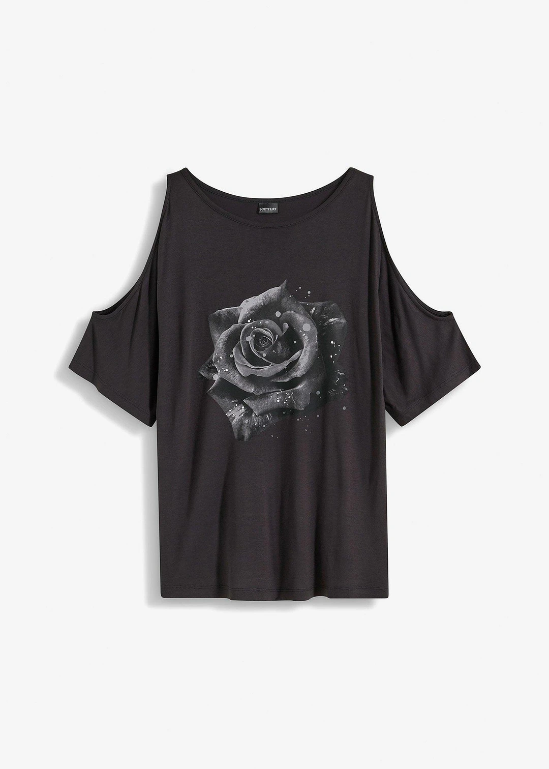 T-shirt à épaules dénudées en viscose