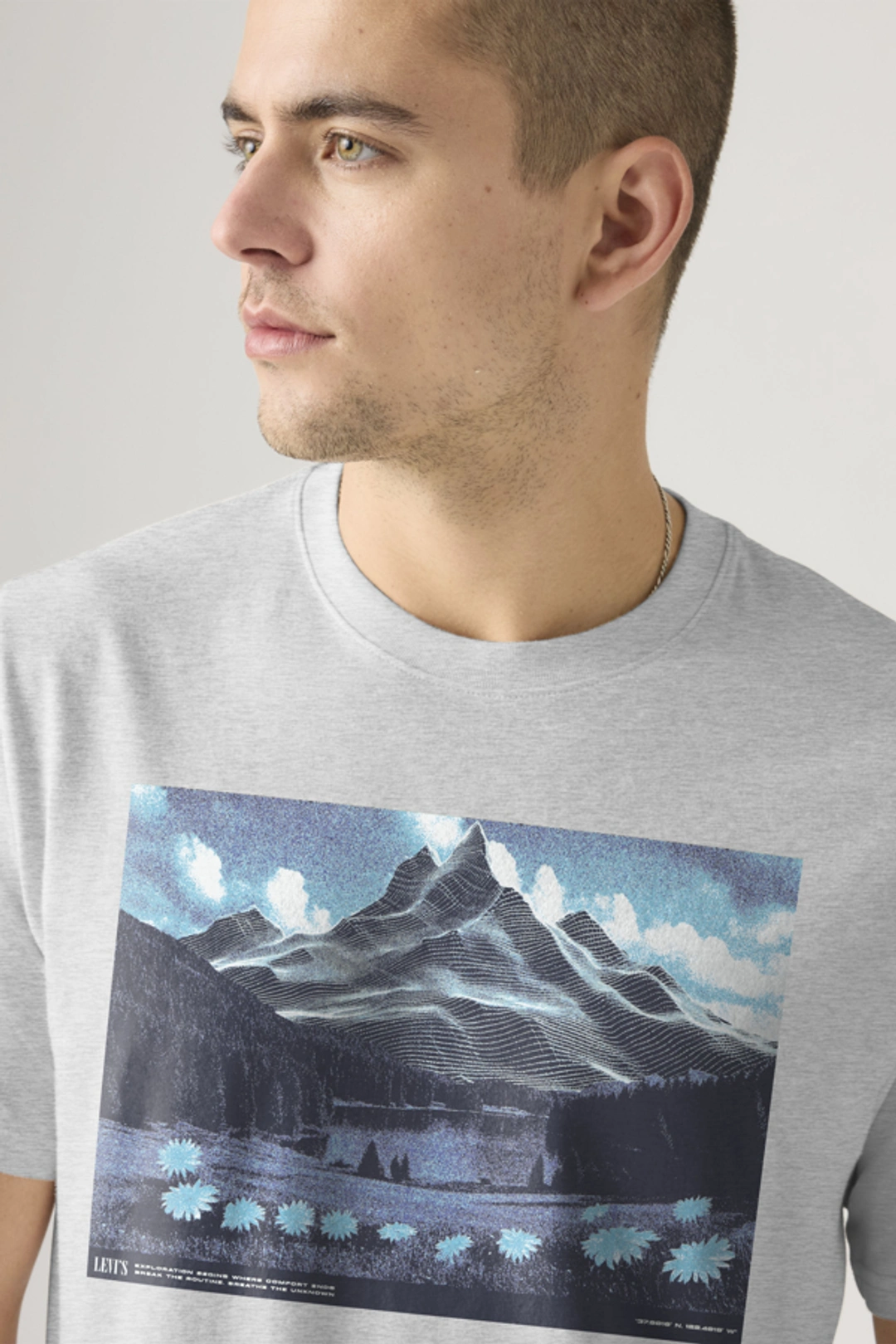 Levi's T Shirt Graphique Relaxed - Homme - Noir / Jet Black - 2XL - 2